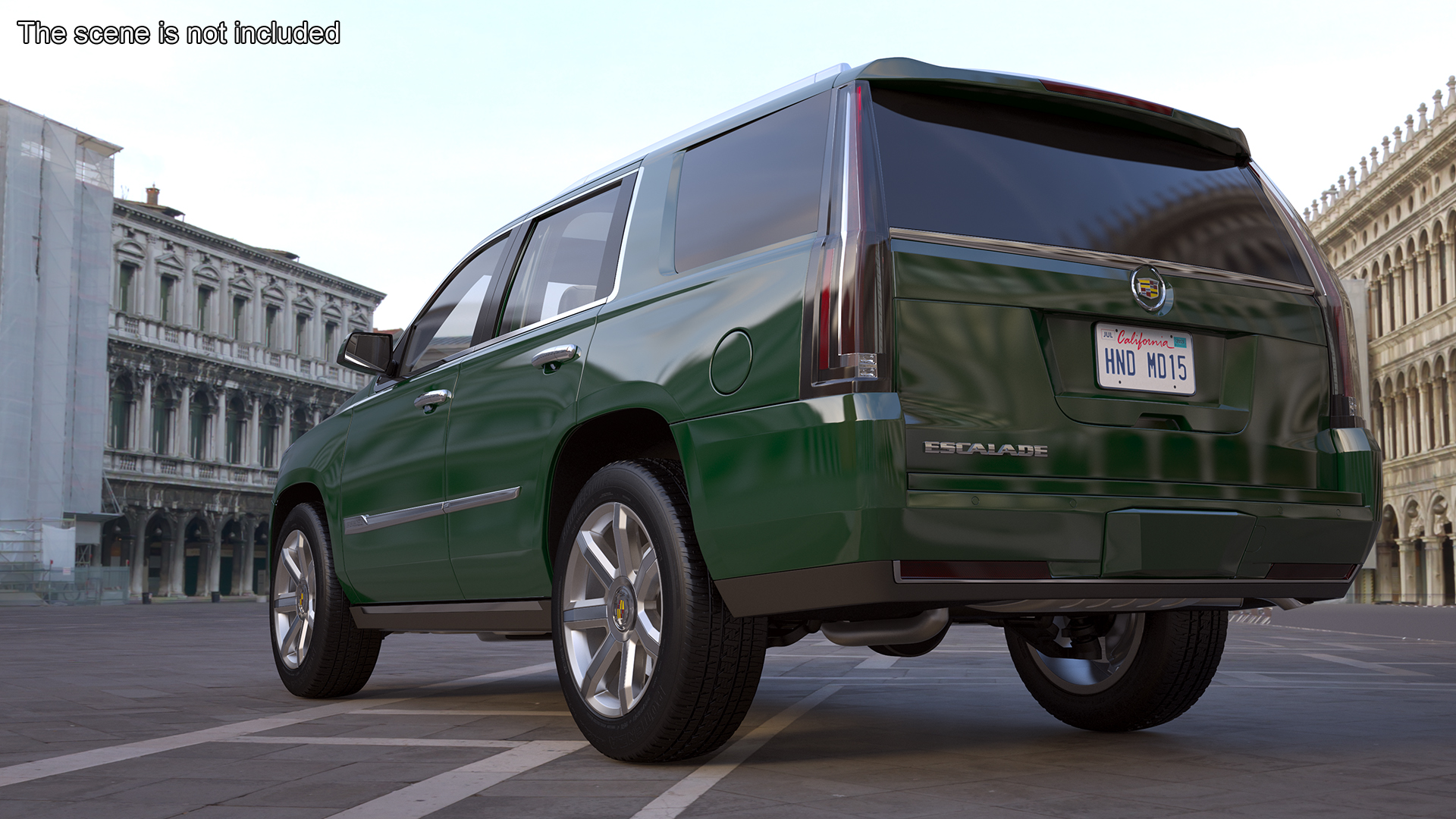 Cadillac Escalade SUV Rigged for Cinema 4D 3D