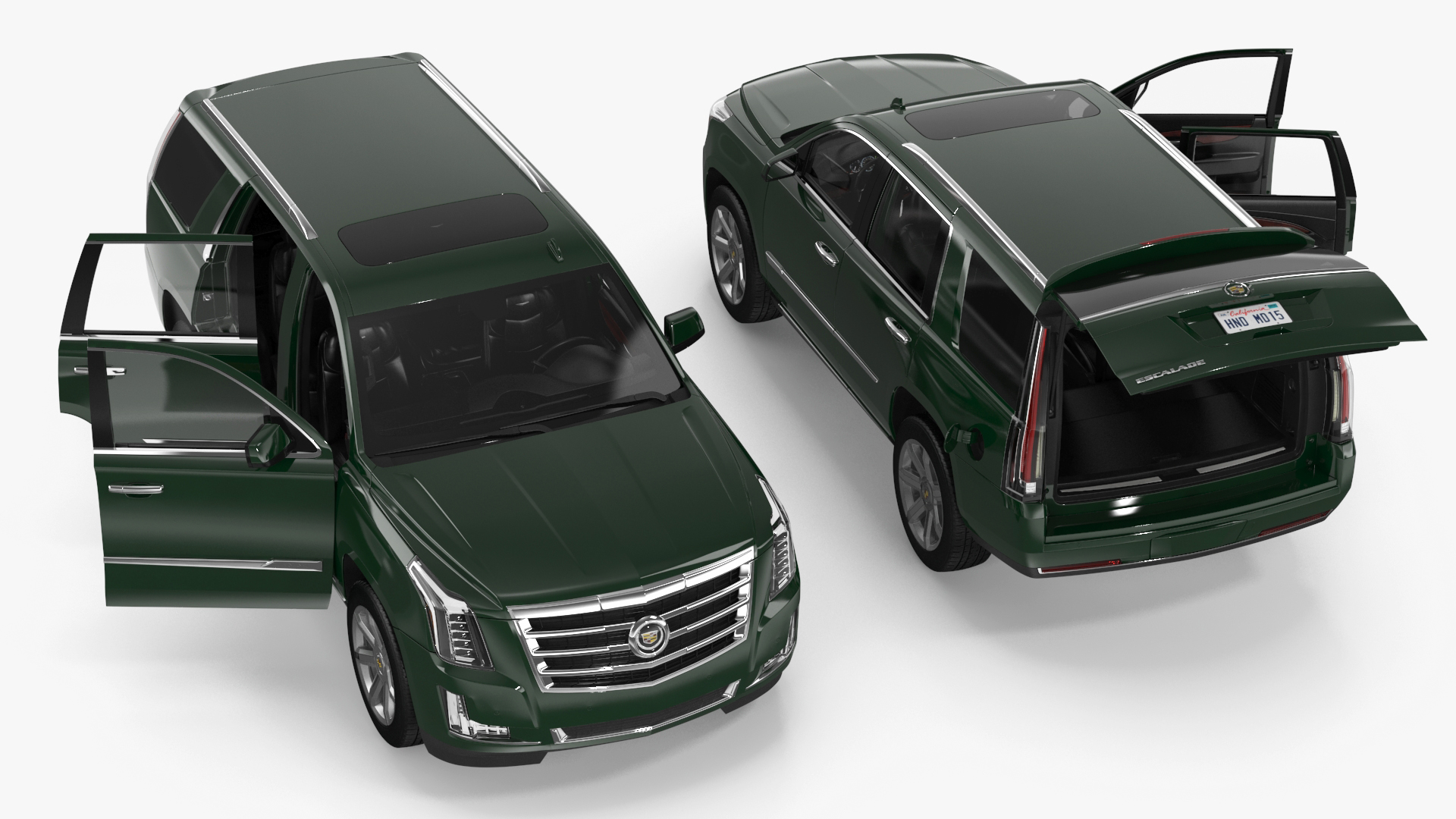Cadillac Escalade SUV Rigged for Cinema 4D 3D