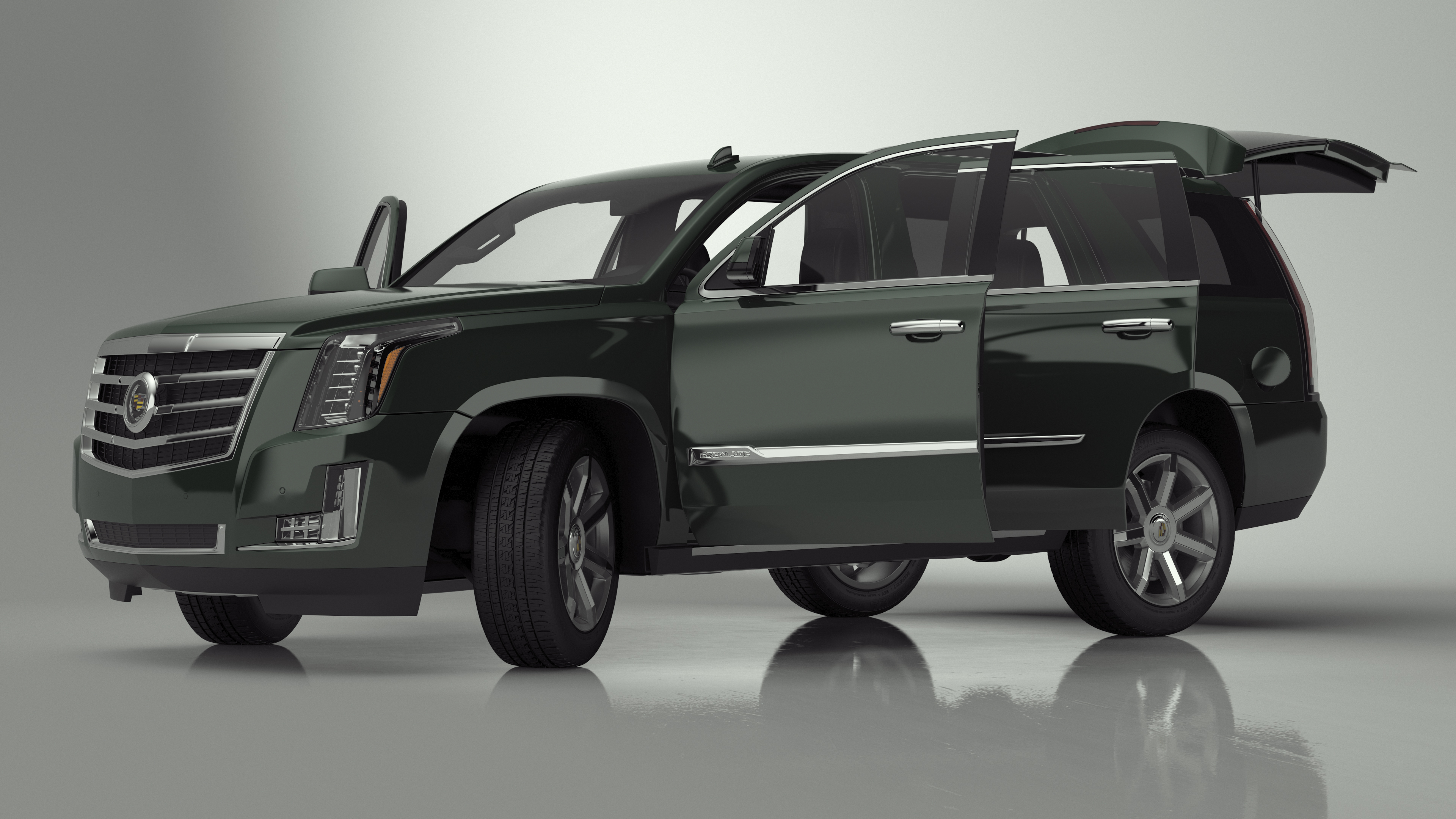 Cadillac Escalade SUV Rigged for Cinema 4D 3D