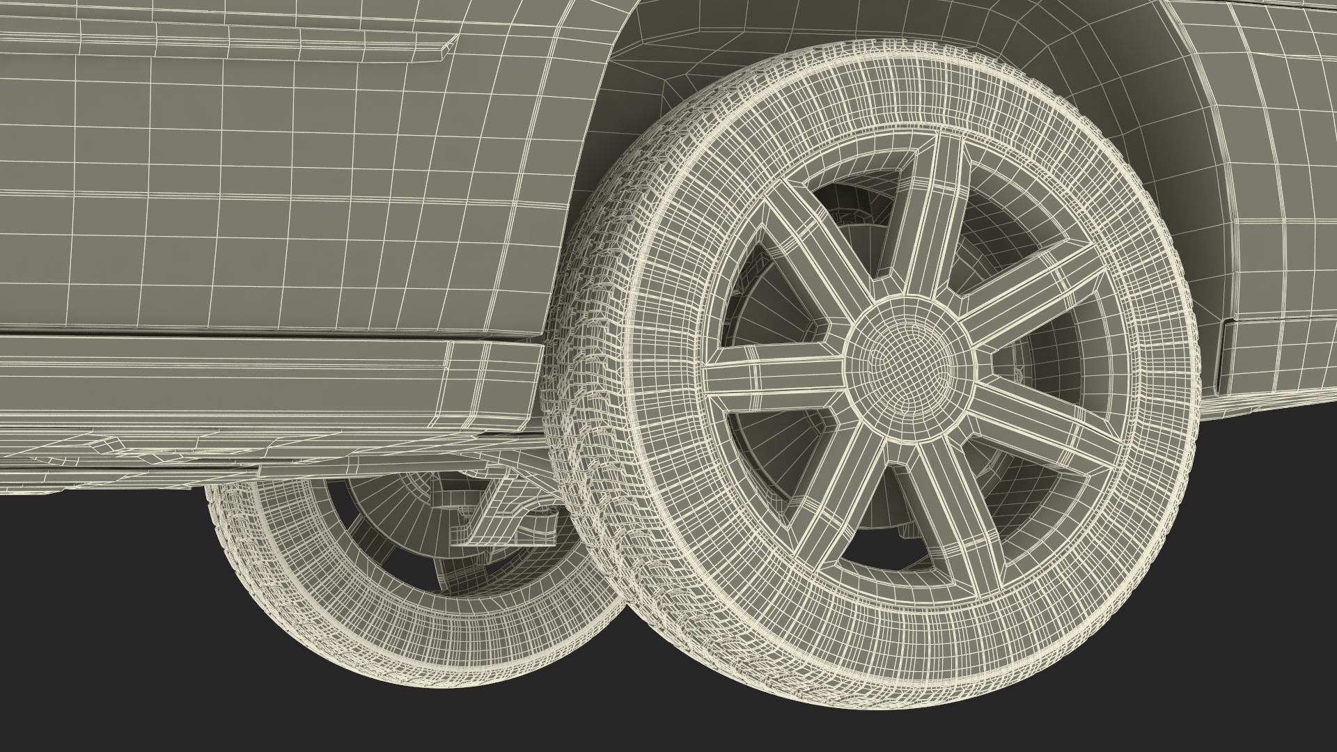 Cadillac Escalade SUV Rigged for Cinema 4D 3D
