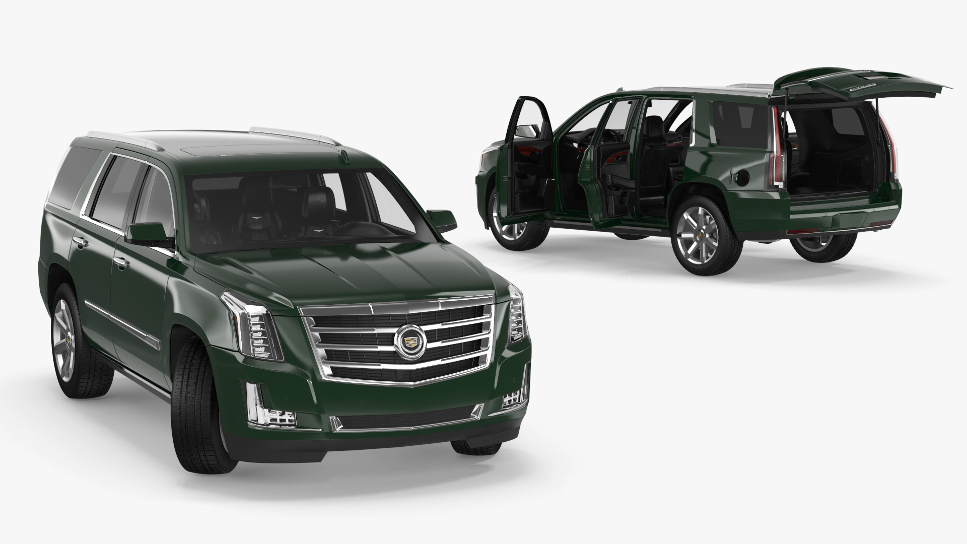 Cadillac Escalade SUV Rigged for Cinema 4D 3D