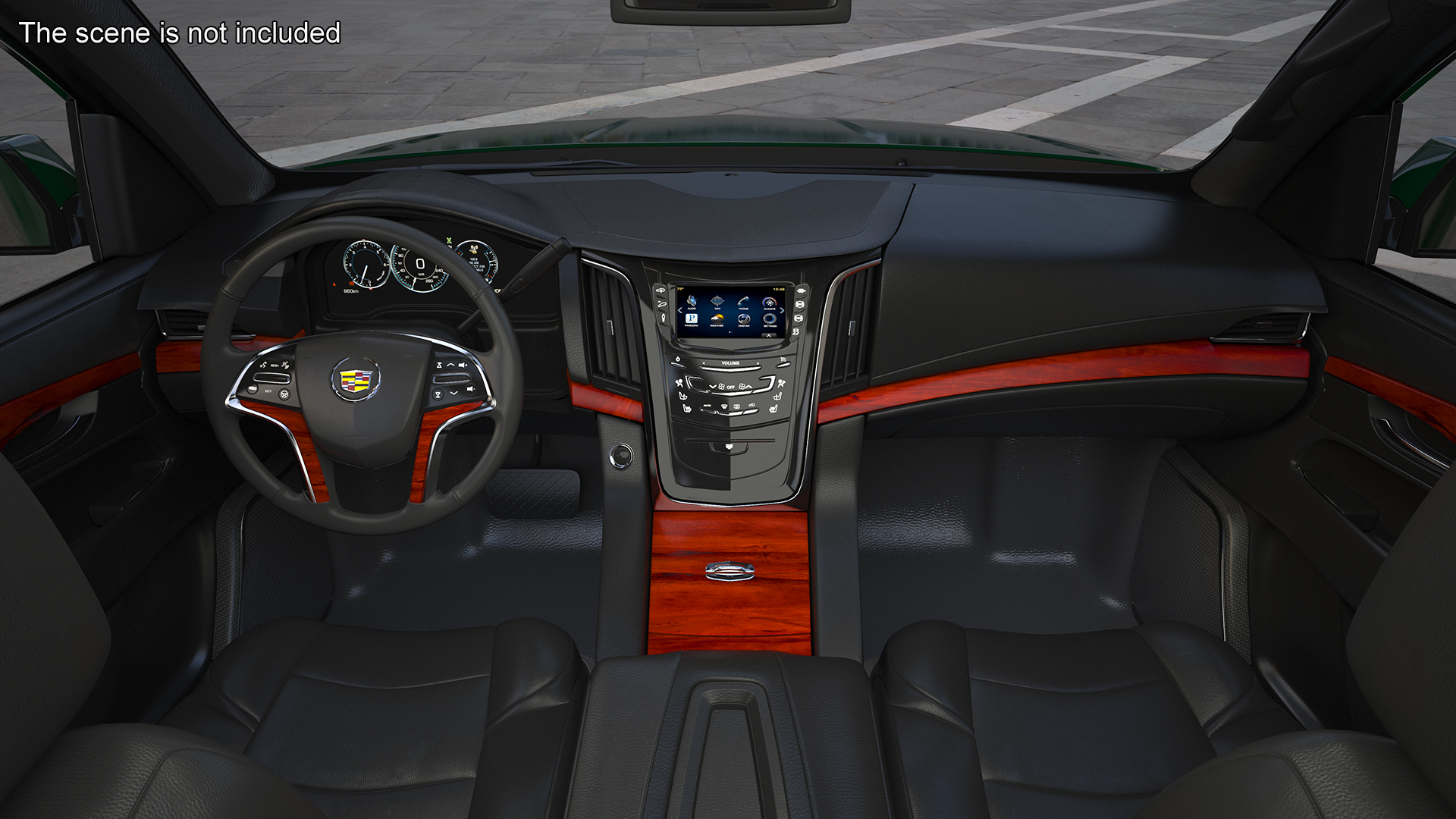 Cadillac Escalade SUV Rigged for Cinema 4D 3D