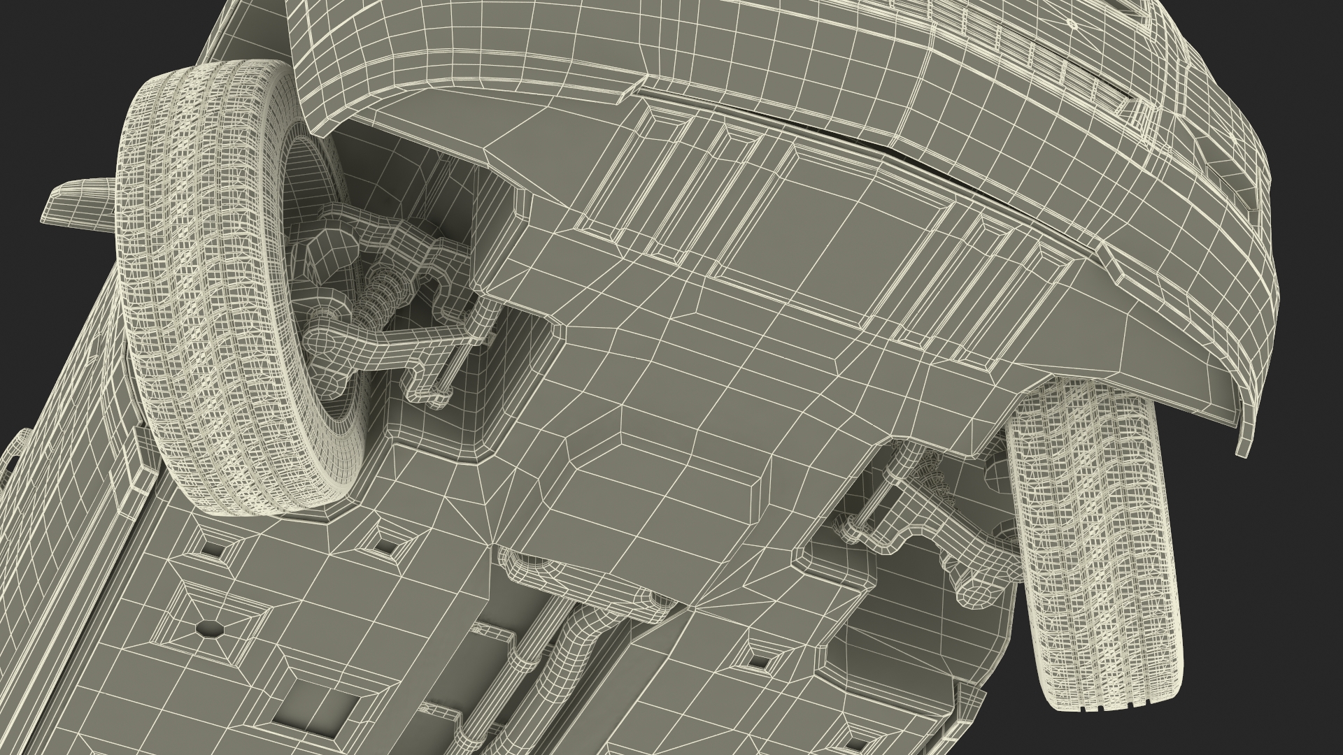 Cadillac Escalade SUV Rigged for Cinema 4D 3D