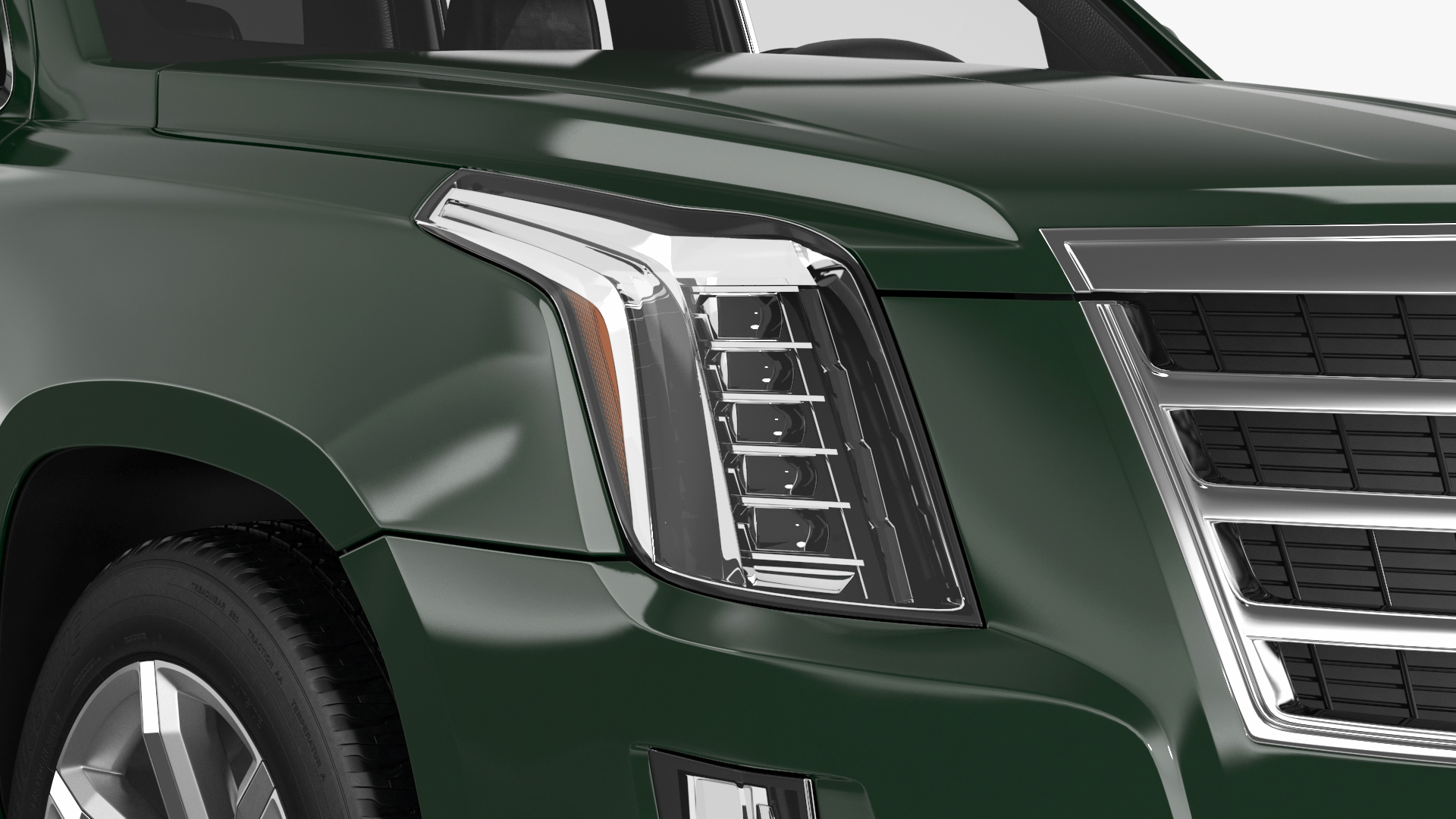 Cadillac Escalade SUV Rigged for Cinema 4D 3D