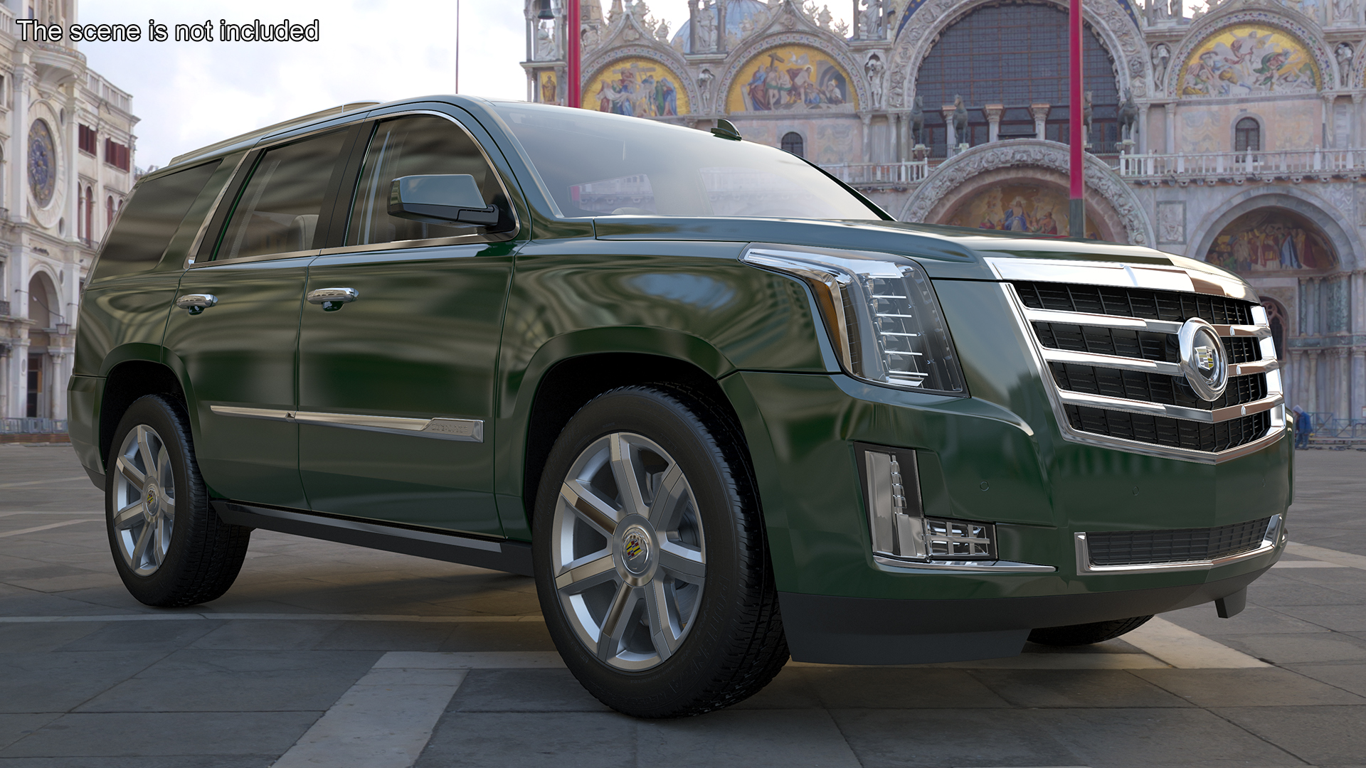 Cadillac Escalade SUV Rigged for Cinema 4D 3D