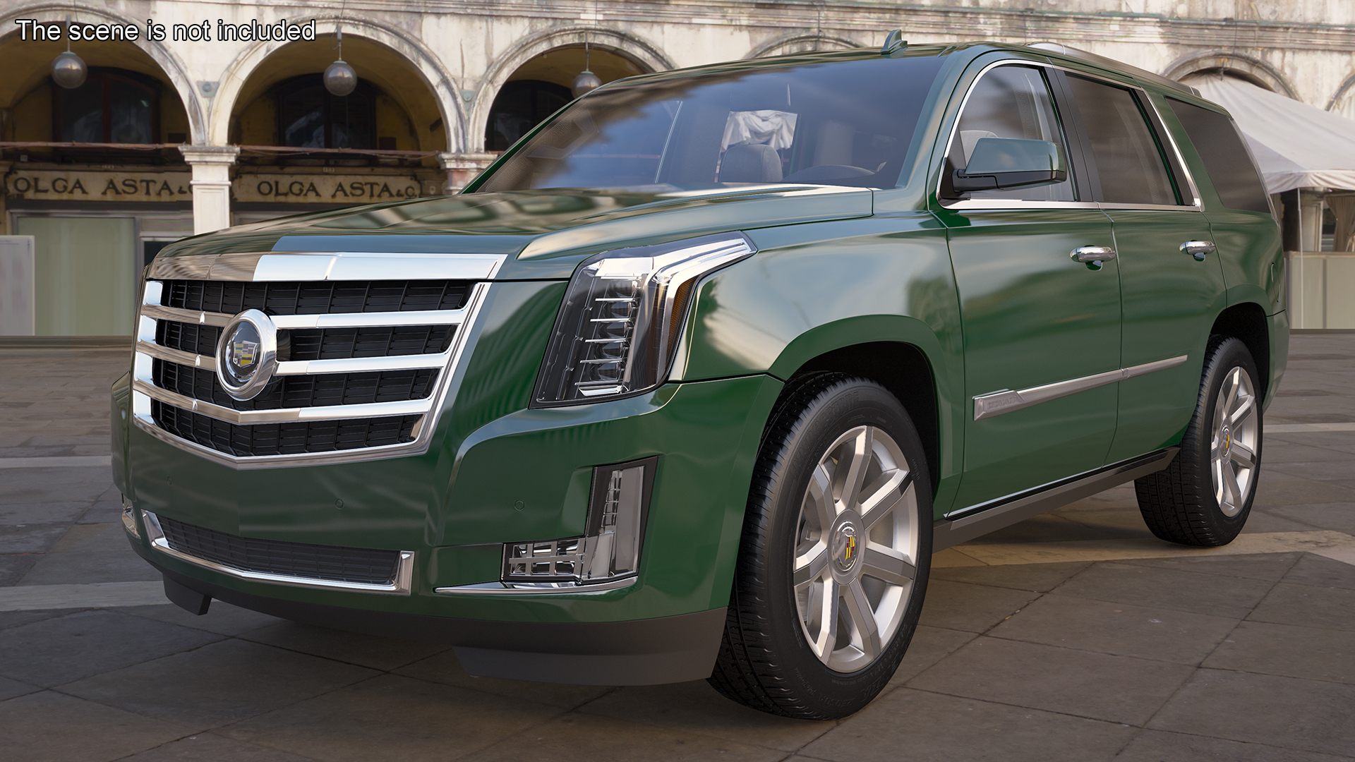 Cadillac Escalade SUV Rigged for Cinema 4D 3D