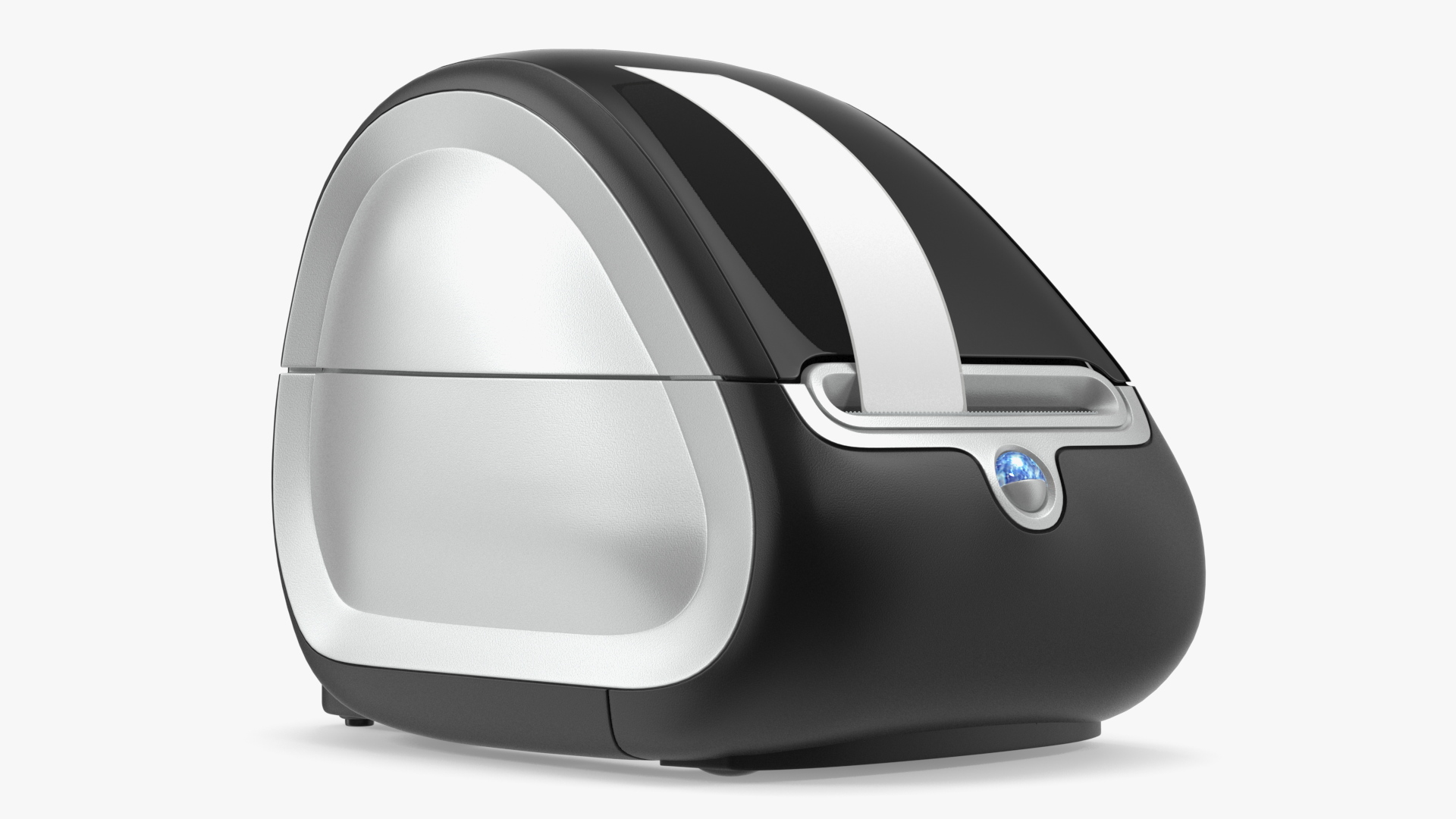 Direct Thermal Printer with Label Stick 3D model