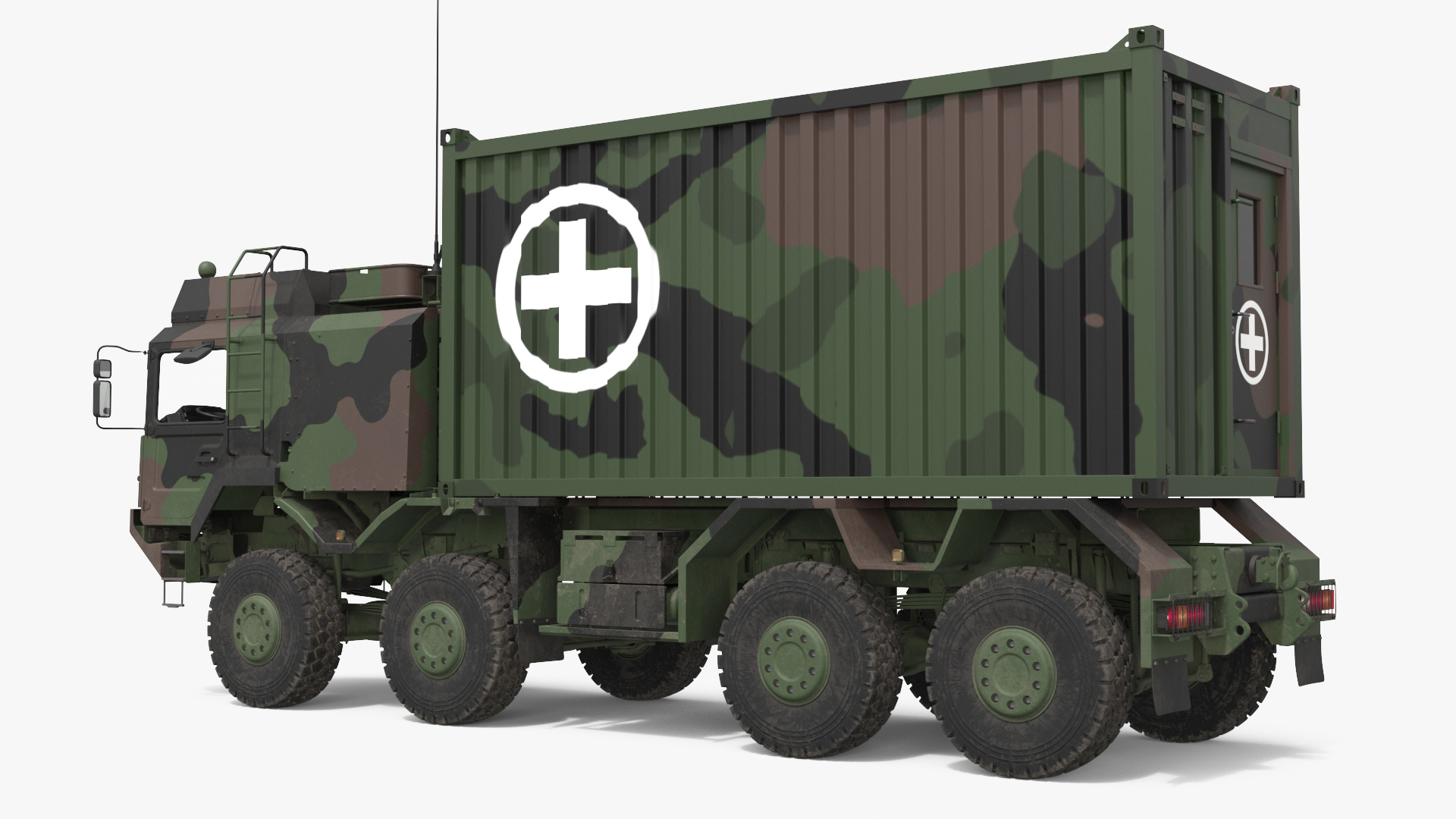 Tactical Support Vehicle with Medical Container, view 6
