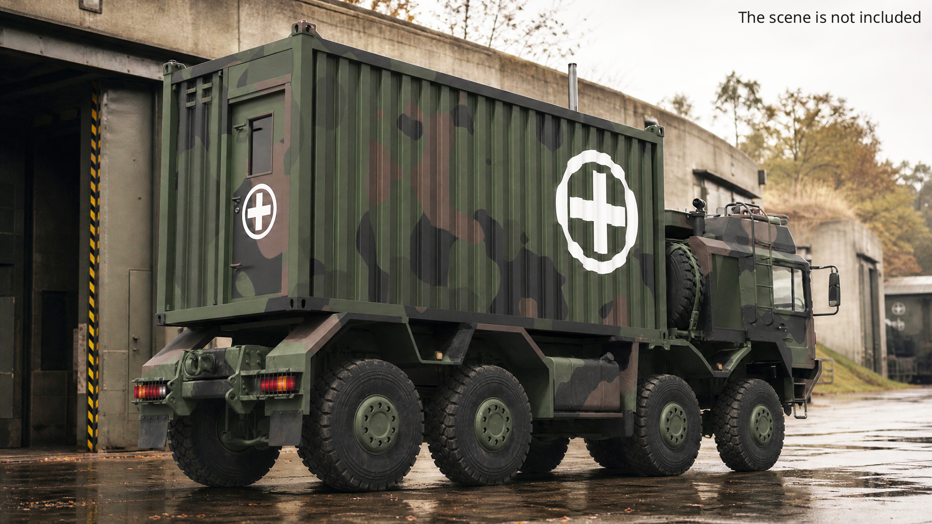 Tactical Support Vehicle with Medical Container, view 2