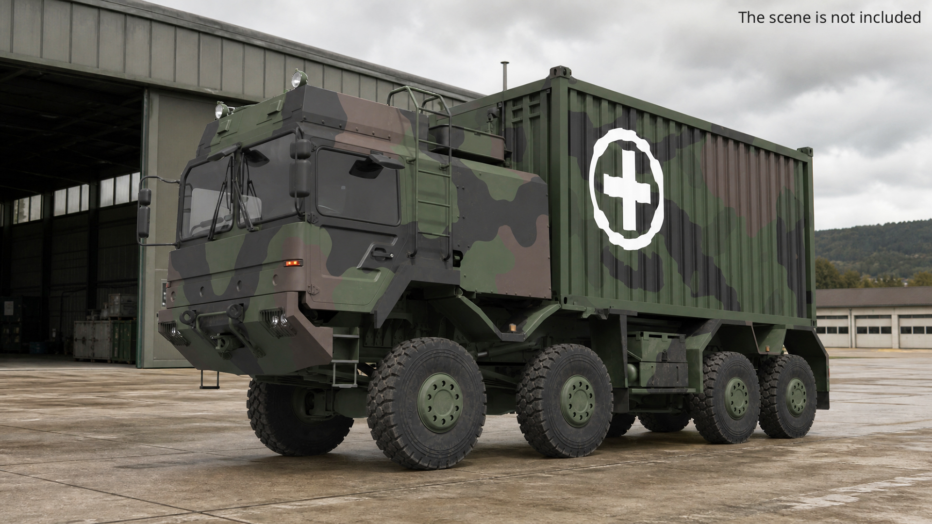 Tactical Support Vehicle with Medical Container, view 3