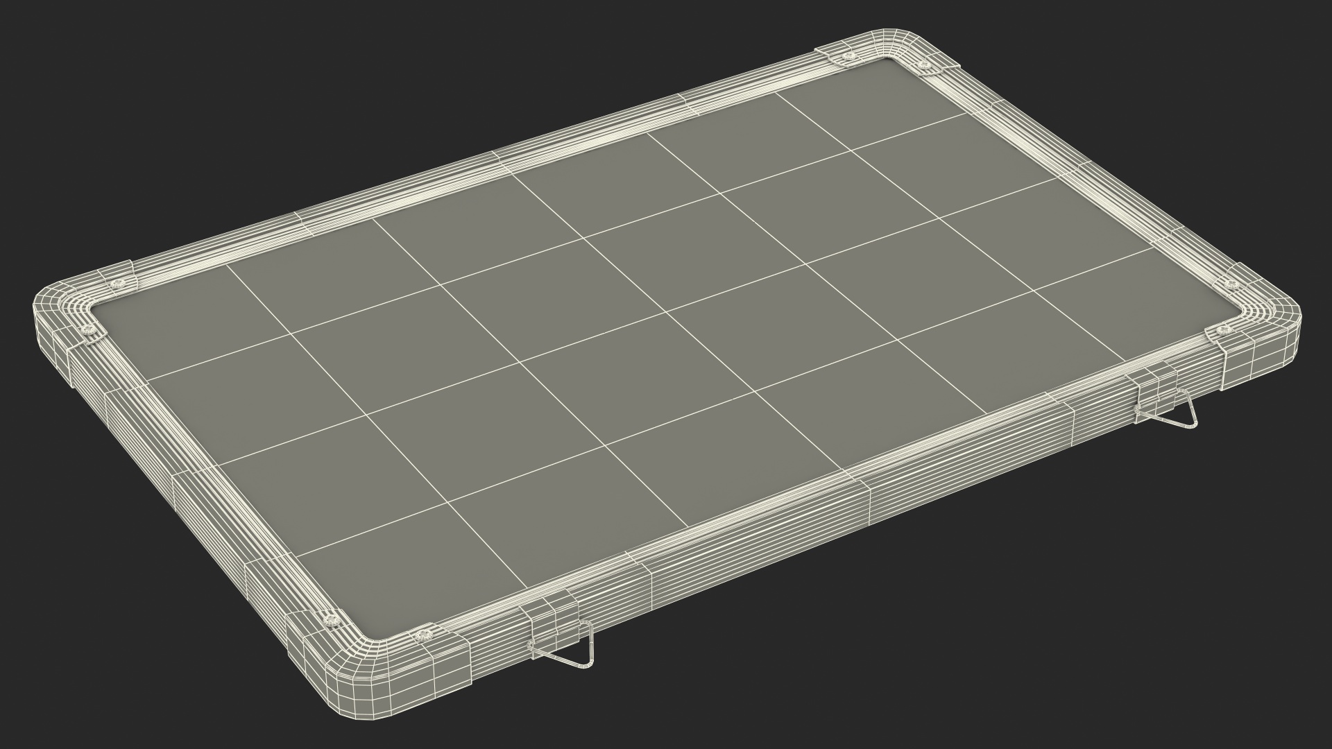 Hockey Coaching Board with Game Strategy Fur 3D model