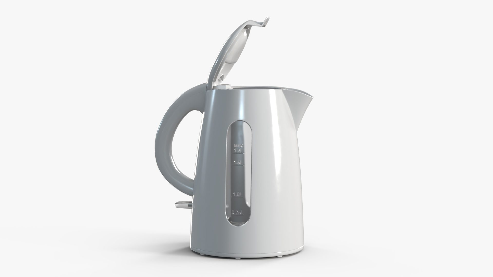 Electric Kettle No Water Open 3D model