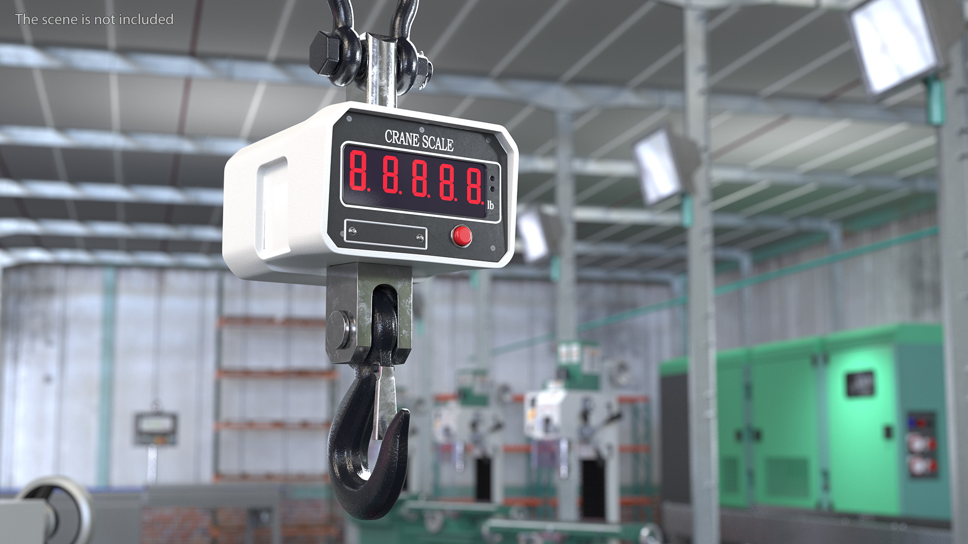 Heavy Duty Crane Scale 3D