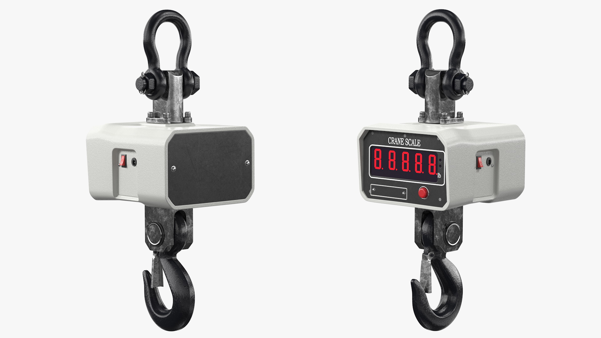 Heavy Duty Crane Scale 3D