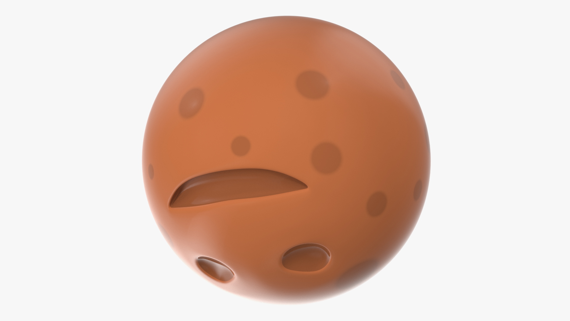3D model Mars Face Emoji