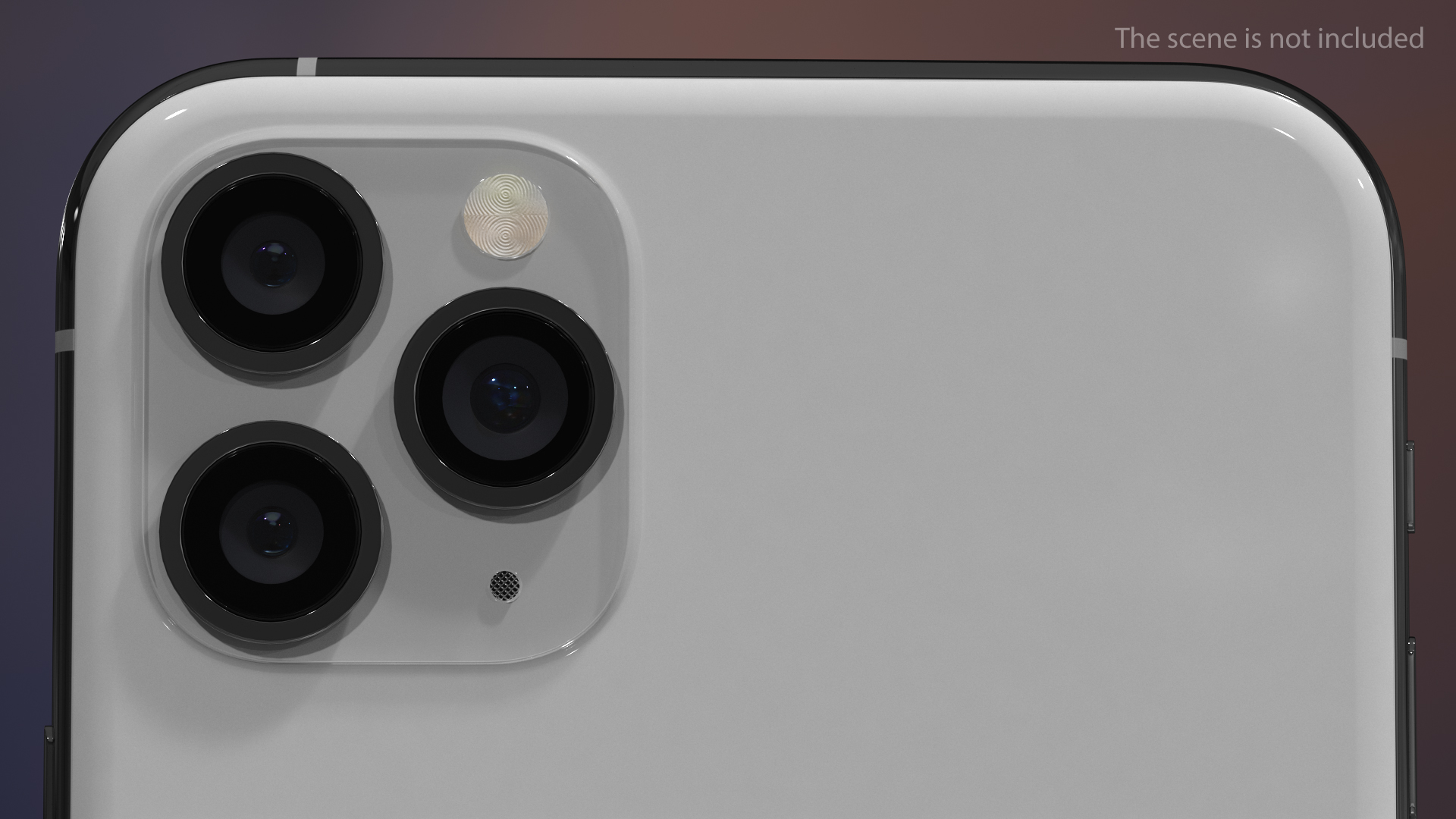 iPhone 11 Pro Max Silver 3D model