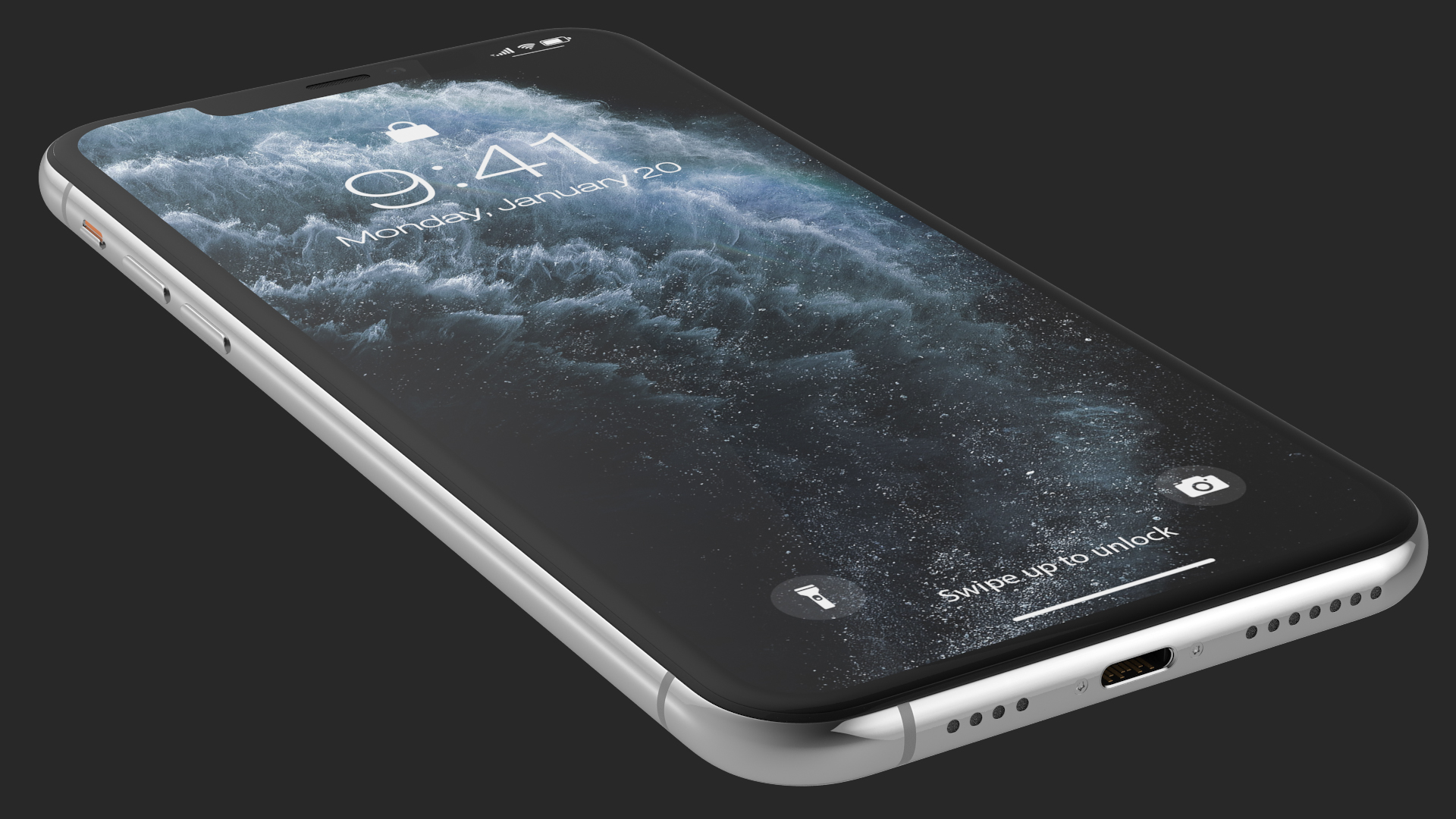 iPhone 11 Pro Max Silver 3D model