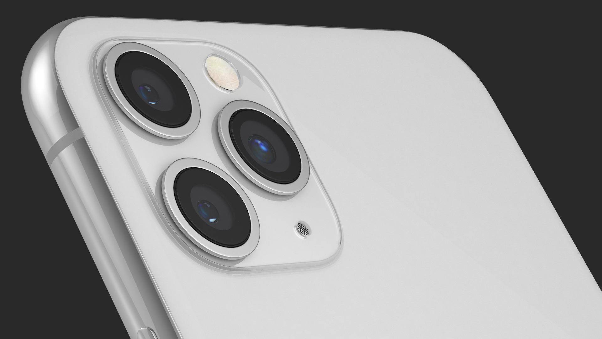 iPhone 11 Pro Max Silver 3D model