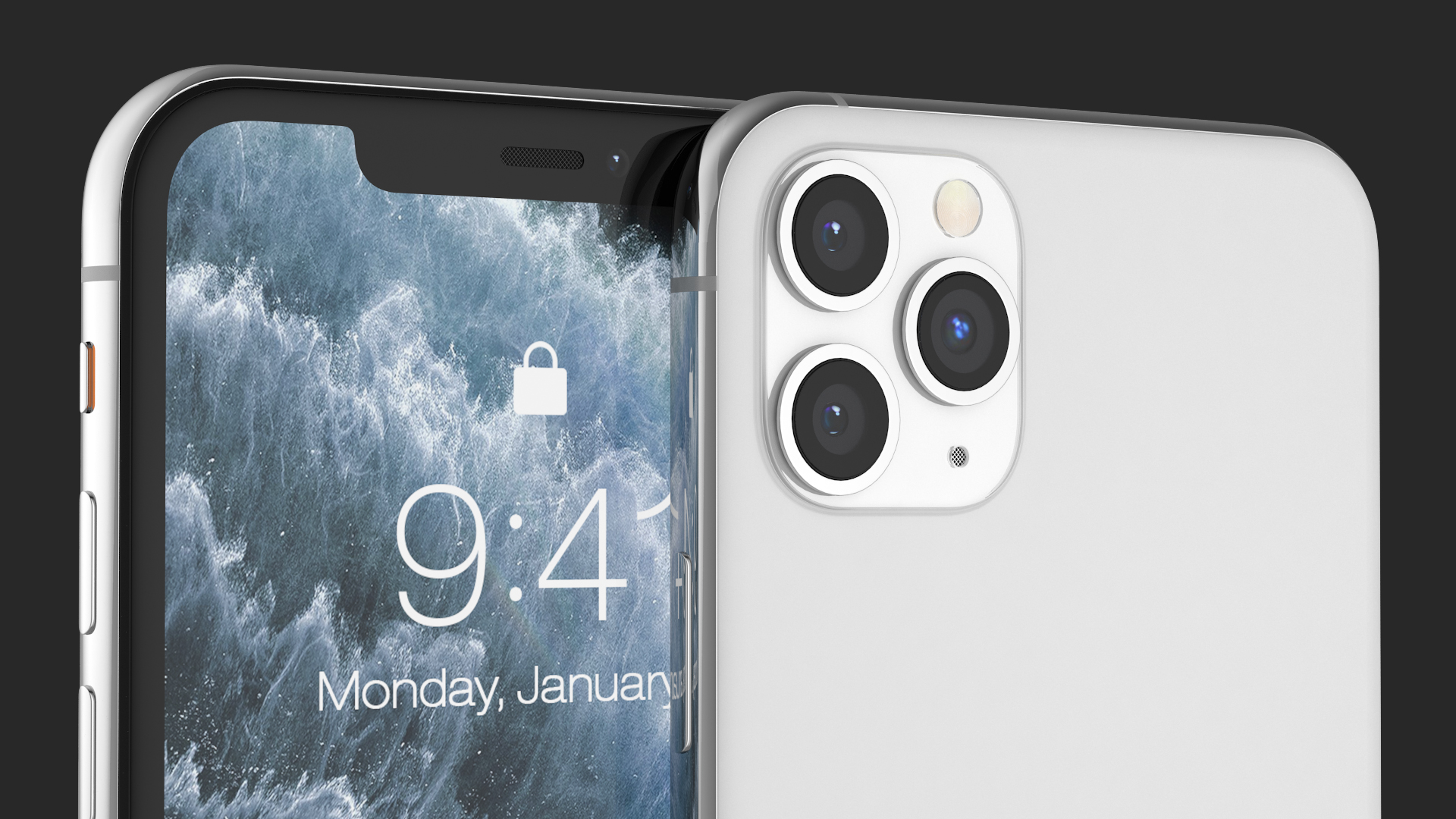 iPhone 11 Pro Max Silver 3D model