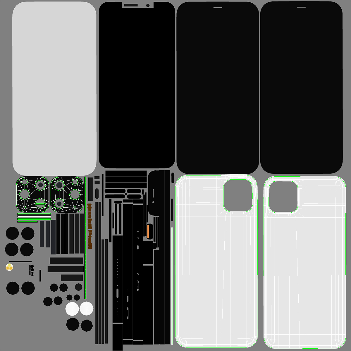 iPhone 11 Pro Max Silver 3D model
