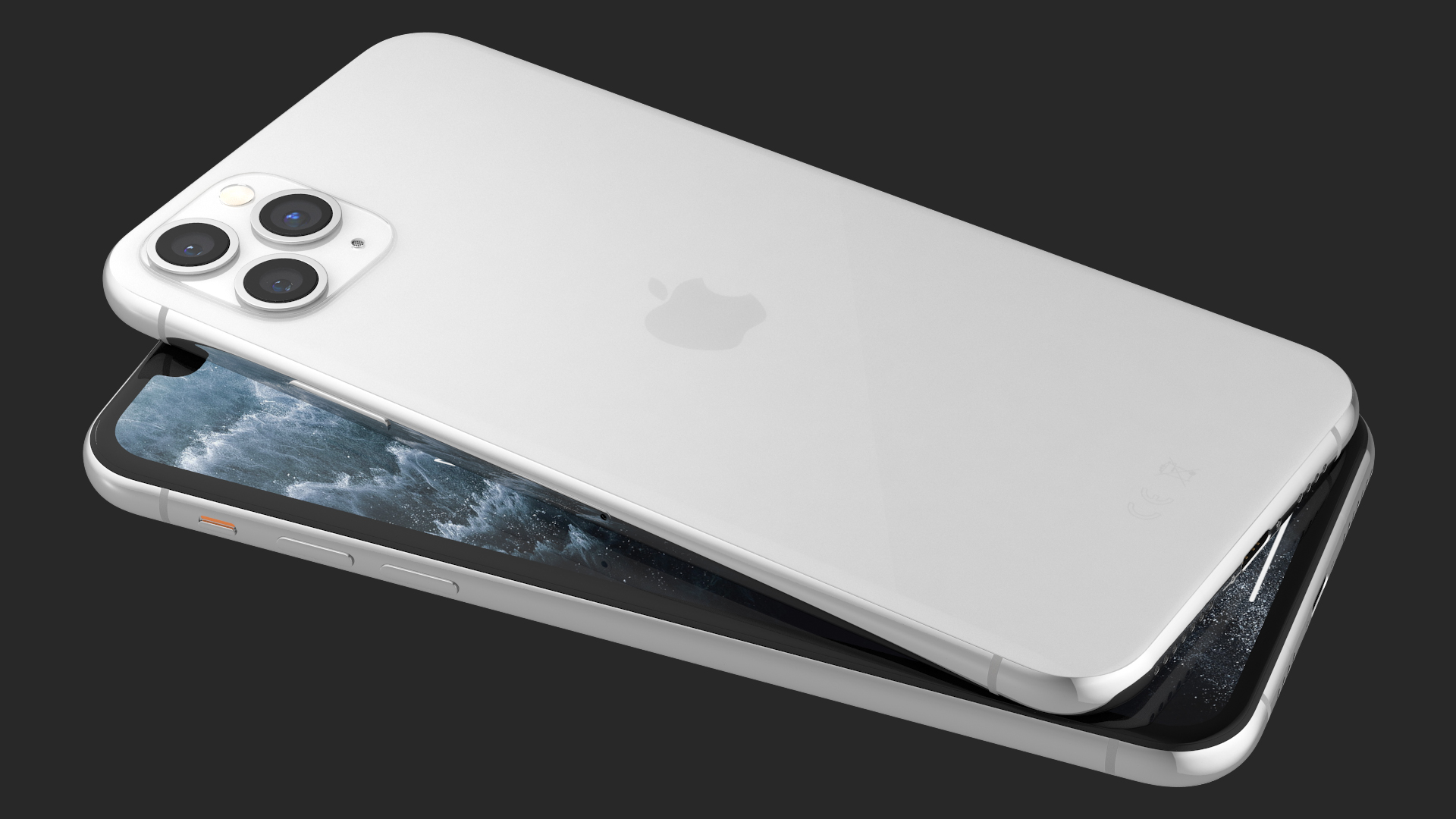 iPhone 11 Pro Max Silver 3D model