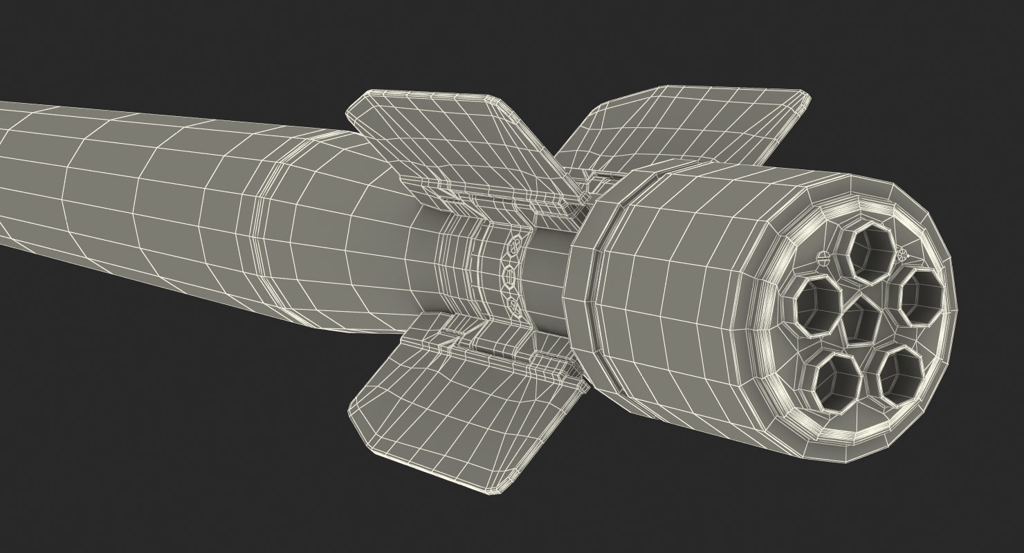 3D Missile Igla SA 18 model