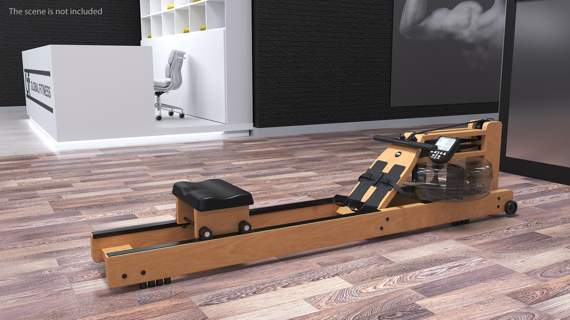 3D Rowing Simulator Wooden model