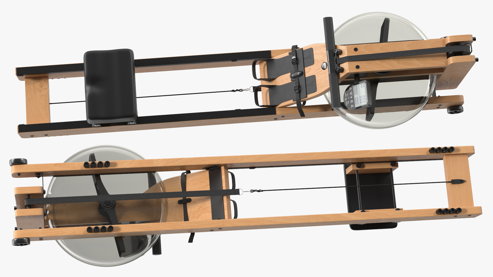 3D Rowing Simulator Wooden model