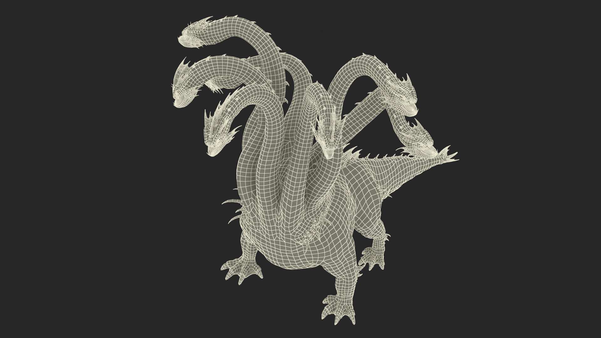 3D Greek Mythology Hydra