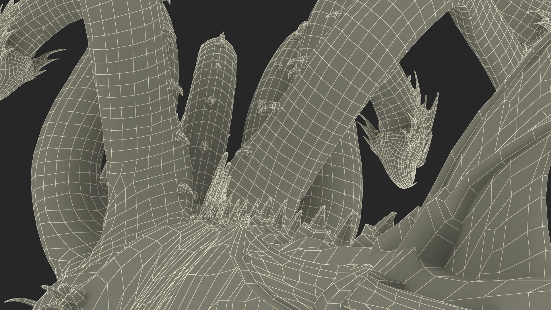3D Greek Mythology Hydra