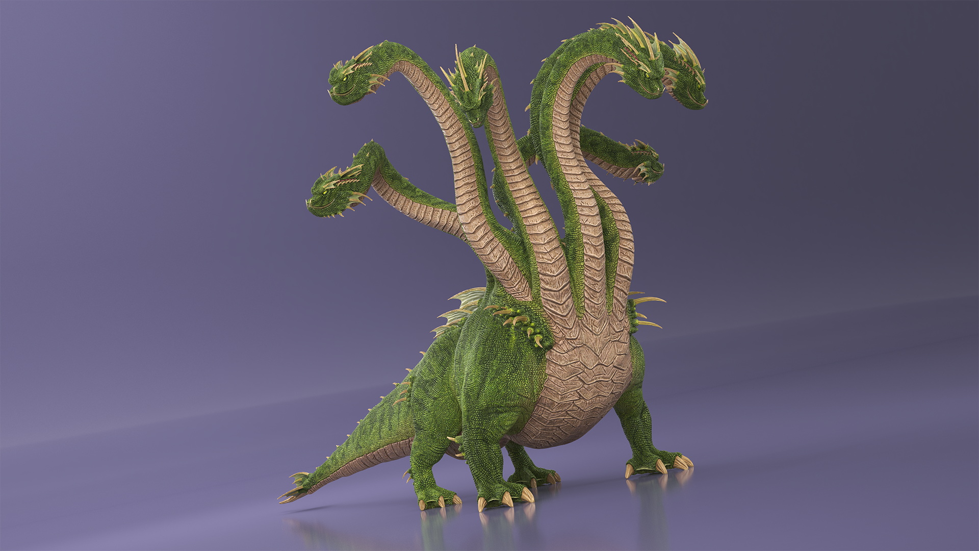 3D Greek Mythology Hydra