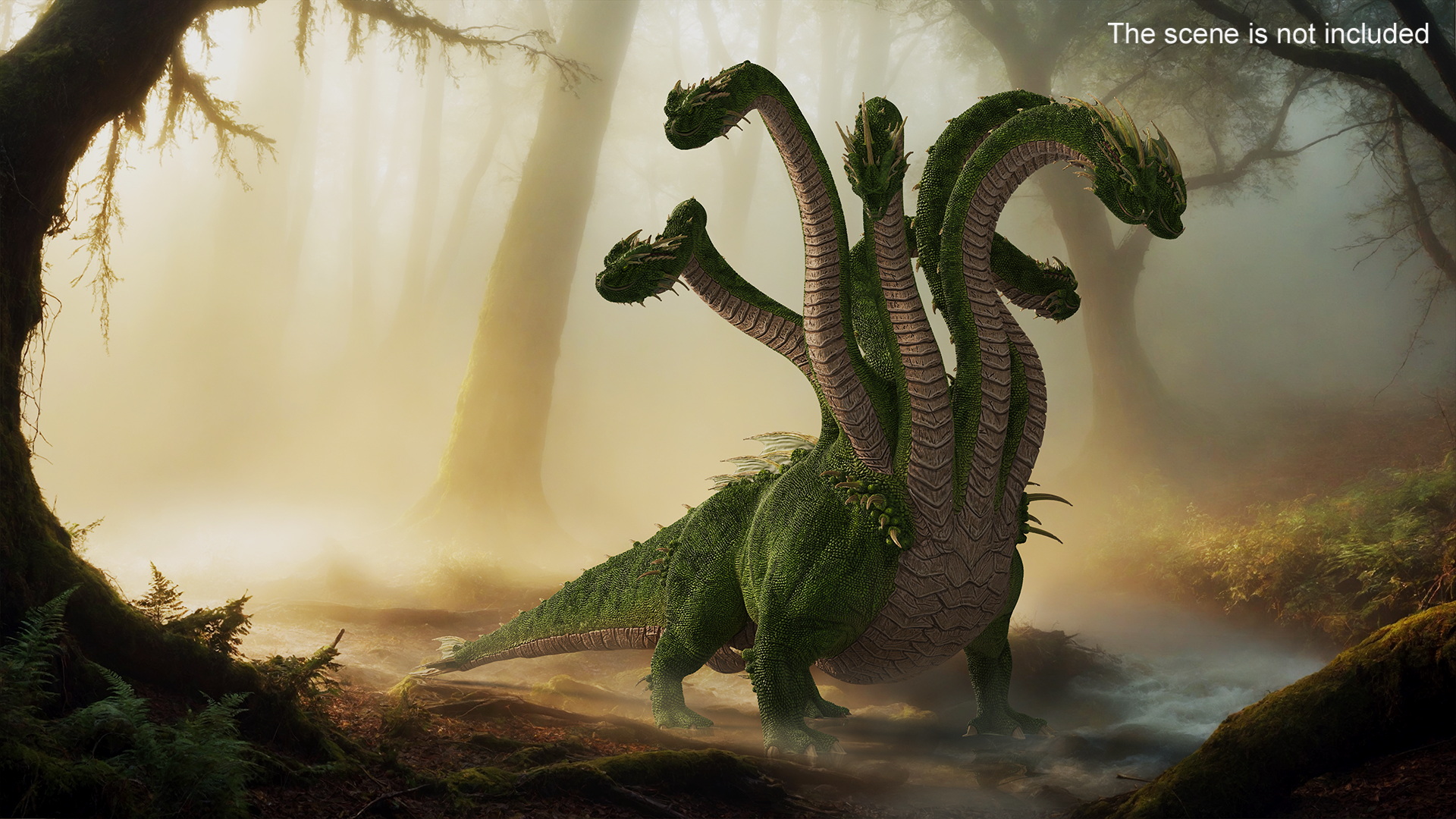 3D Greek Mythology Hydra
