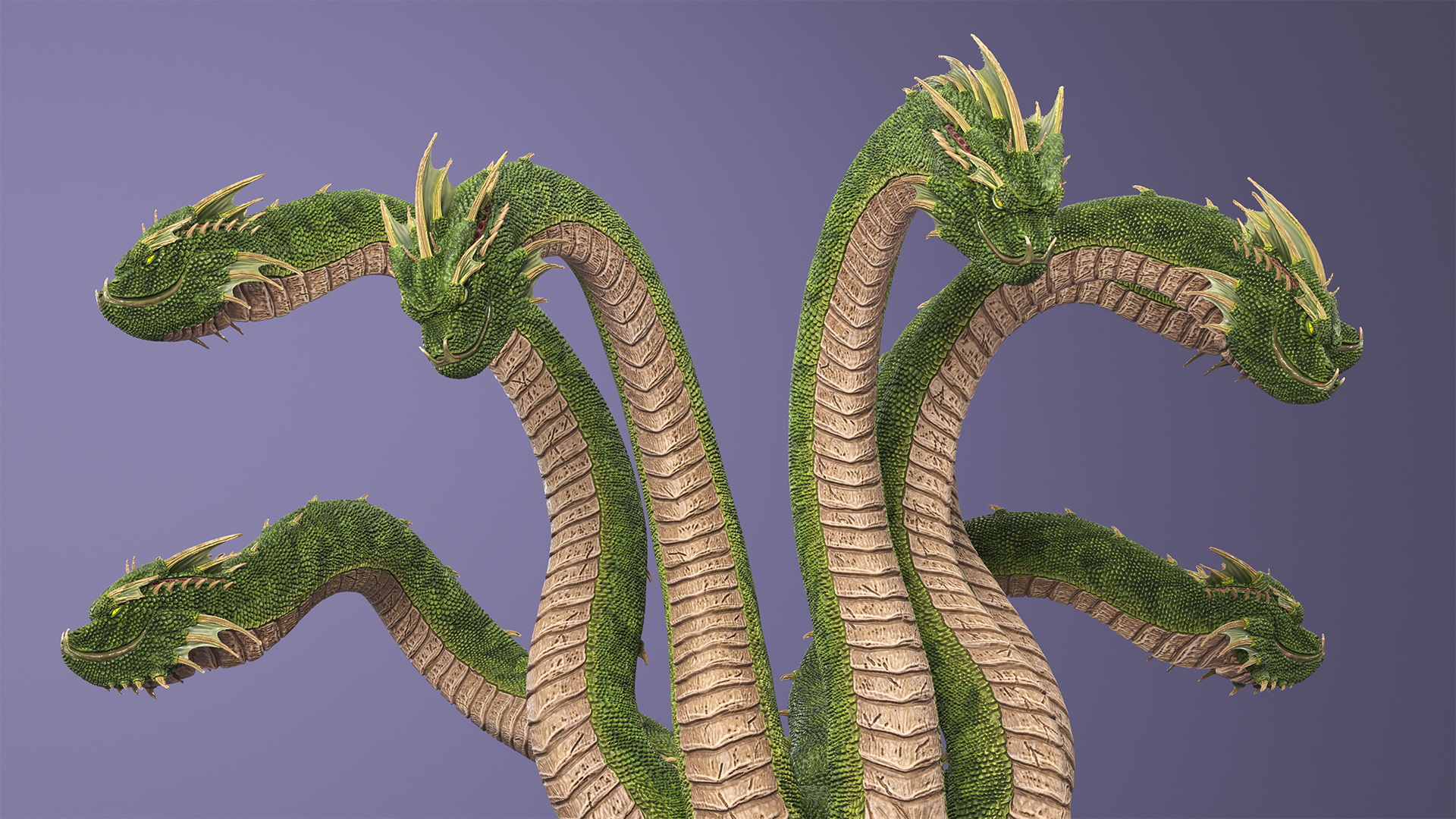 3D Greek Mythology Hydra