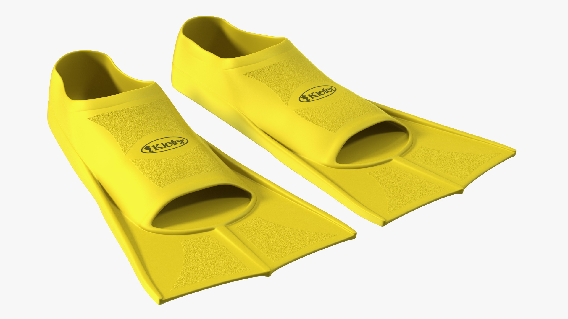 3D Klefer Short Blade Swim Fins model
