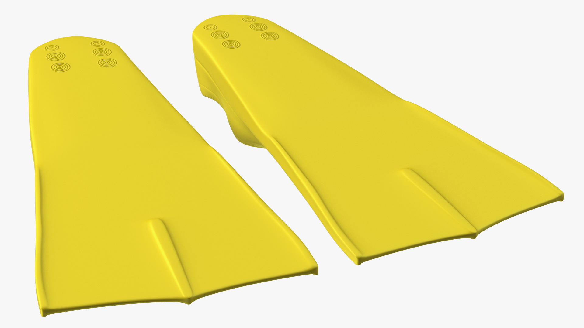 3D Klefer Short Blade Swim Fins model