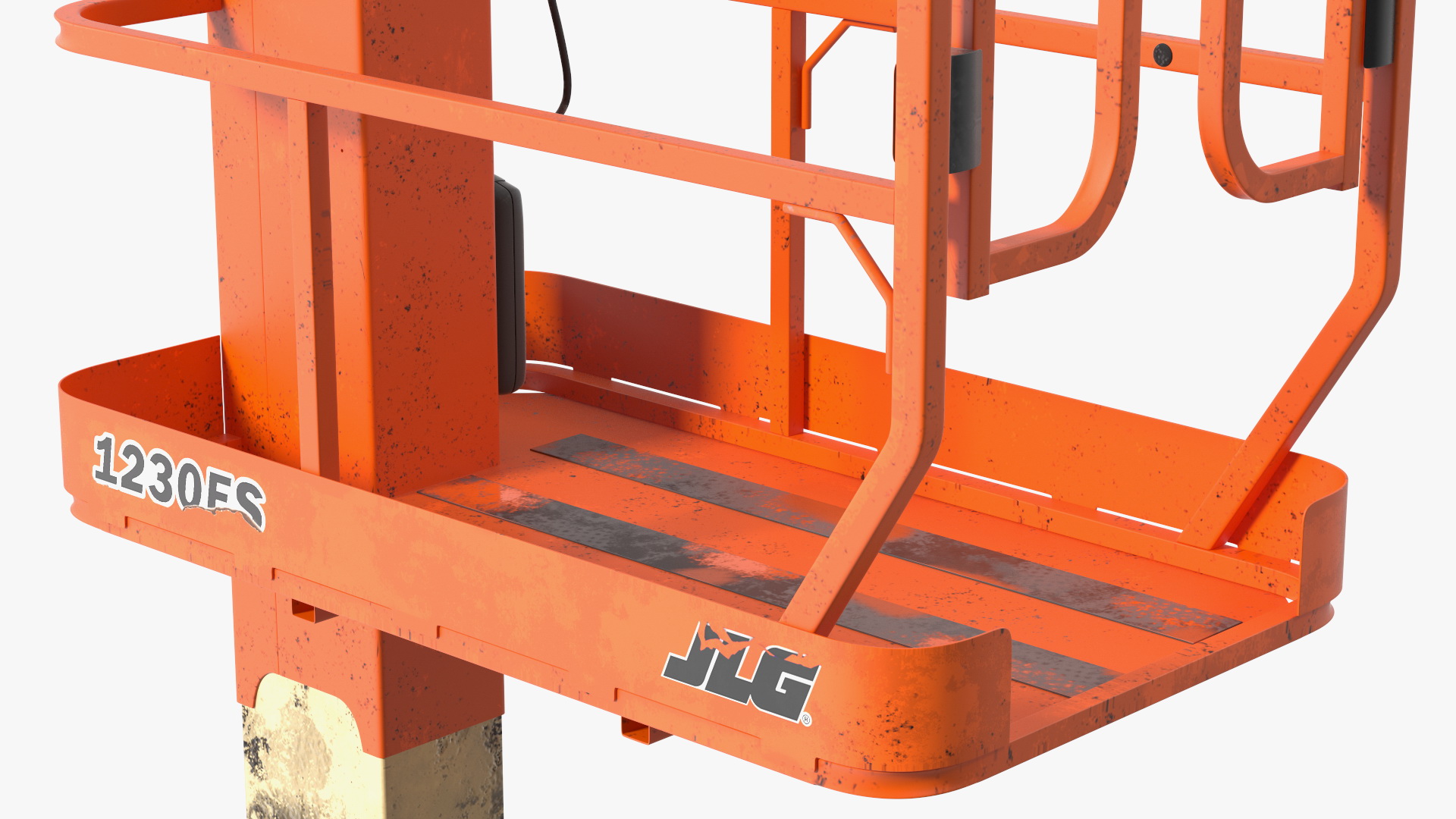 JLG 1230ES Vertical Mast Lift Working Position Dirty 3D