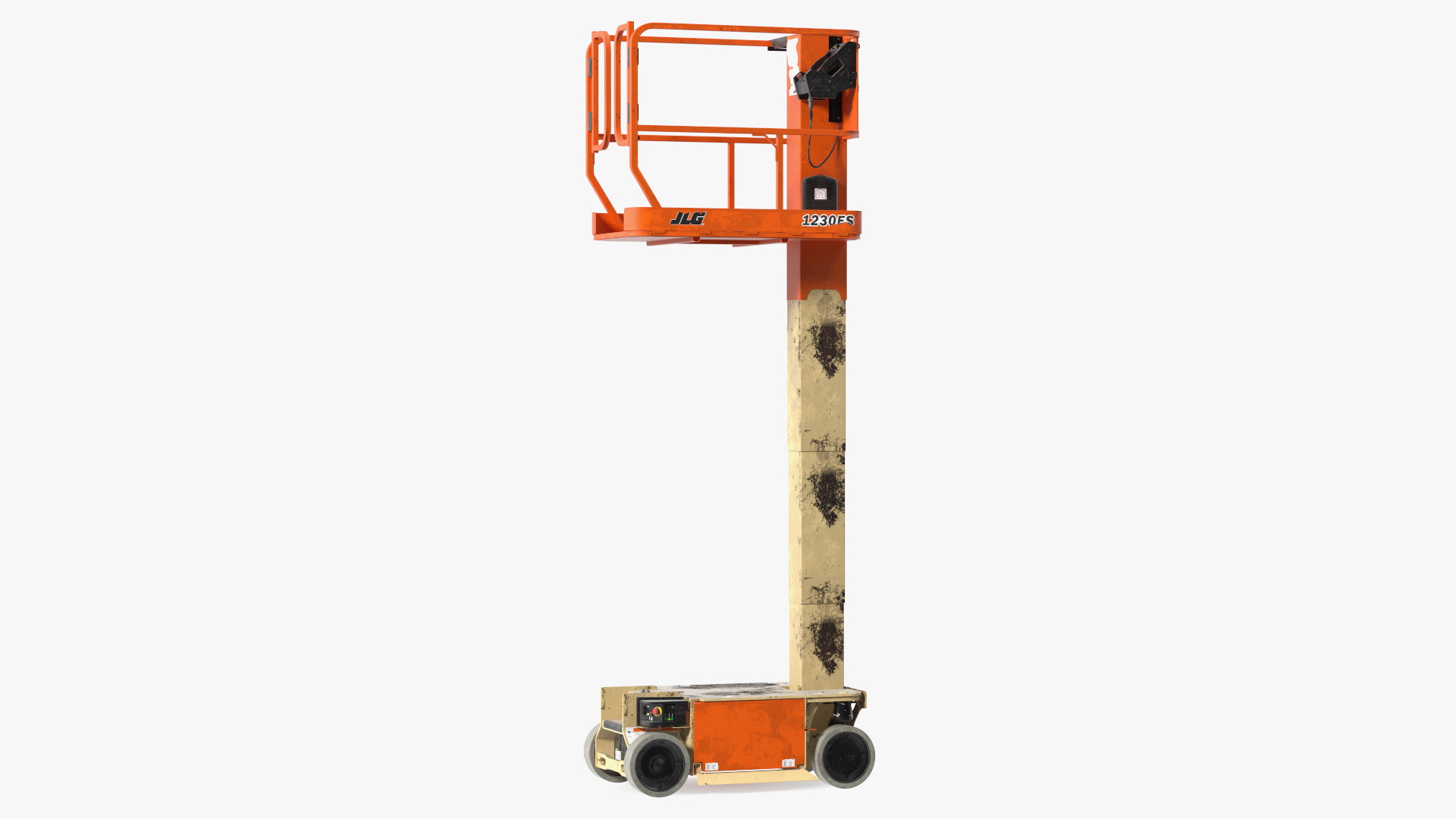 JLG 1230ES Vertical Mast Lift Working Position Dirty 3D