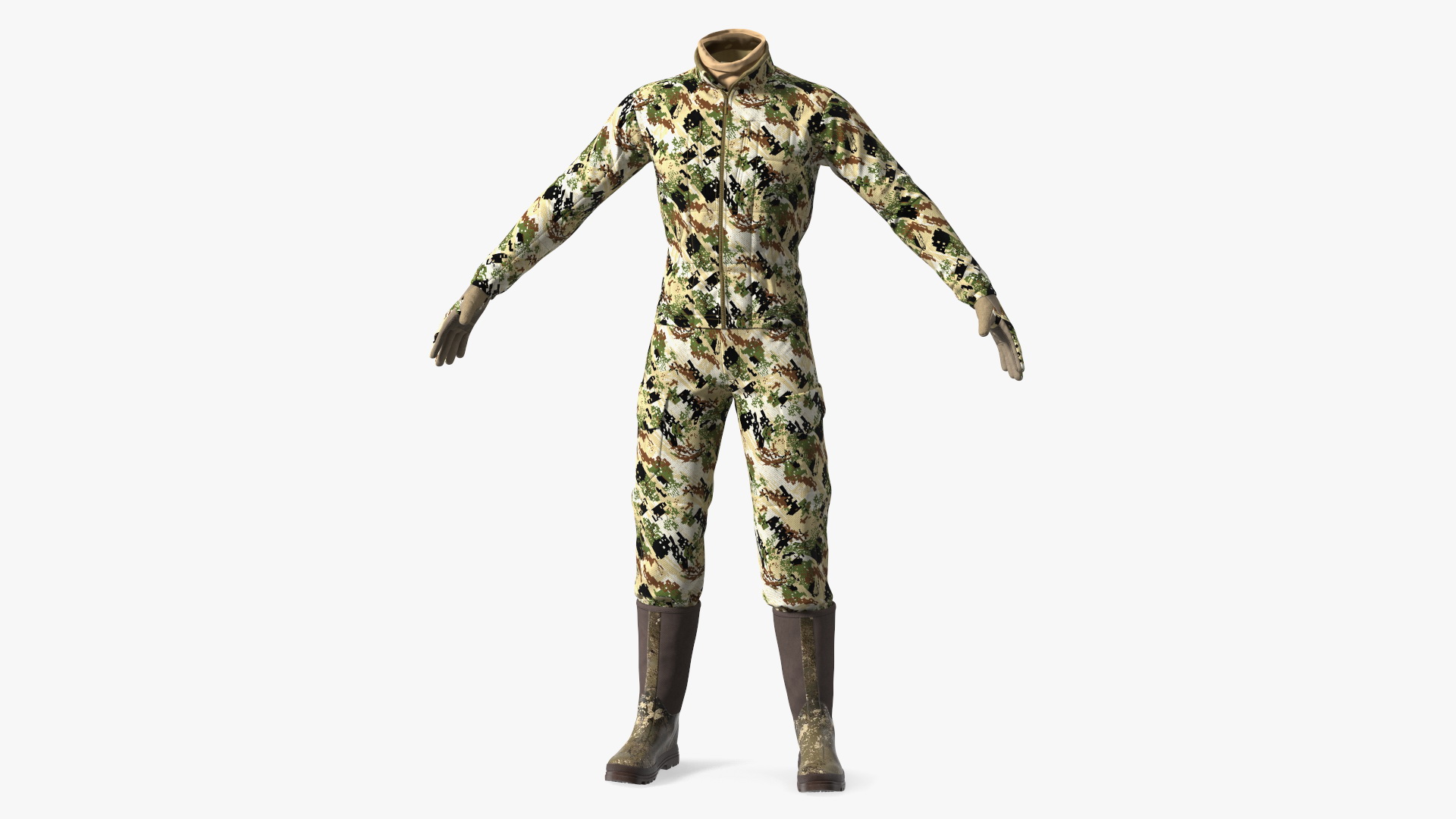 Hunting Suit Forest Camo 3D model
