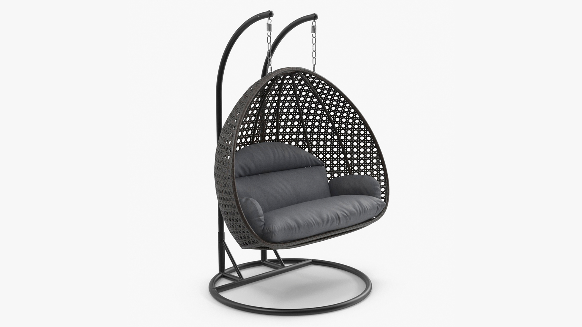 3D Outdoor Egg Chair Black model