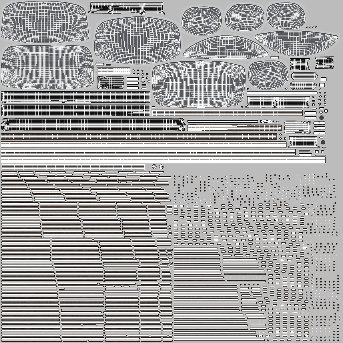 3D Outdoor Egg Chair Black model