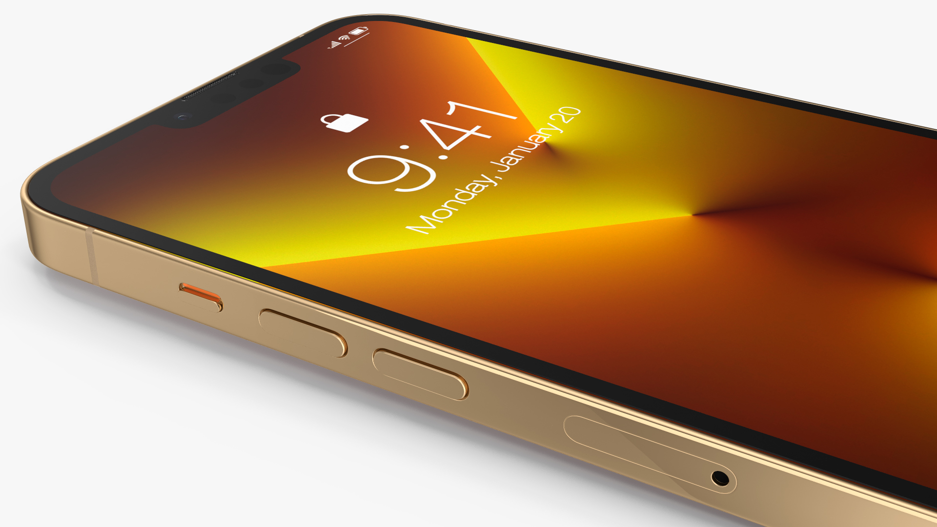 iPhone 13 Pro Max Gold 3D