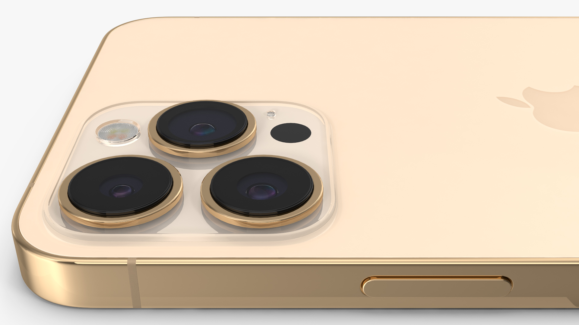 iPhone 13 Pro Max Gold 3D