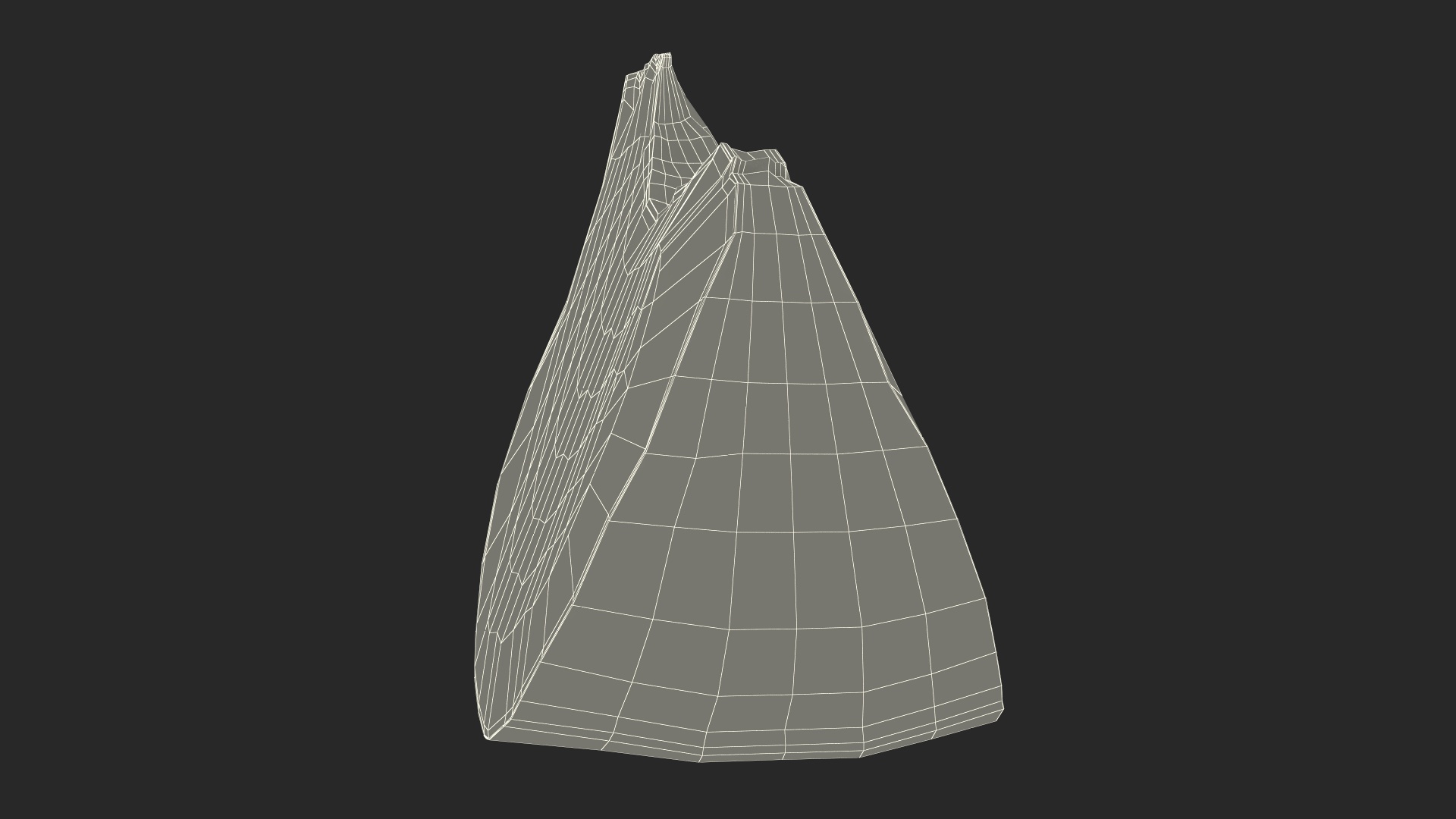 3D model Fresh Red Plum Slice