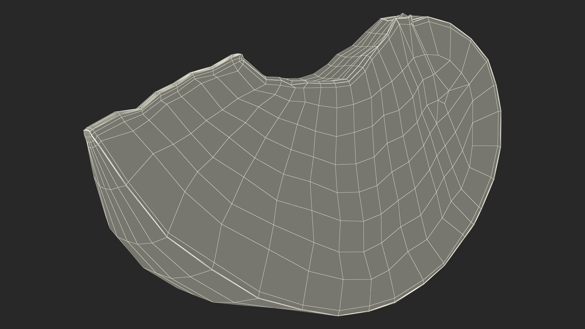 3D model Fresh Red Plum Slice