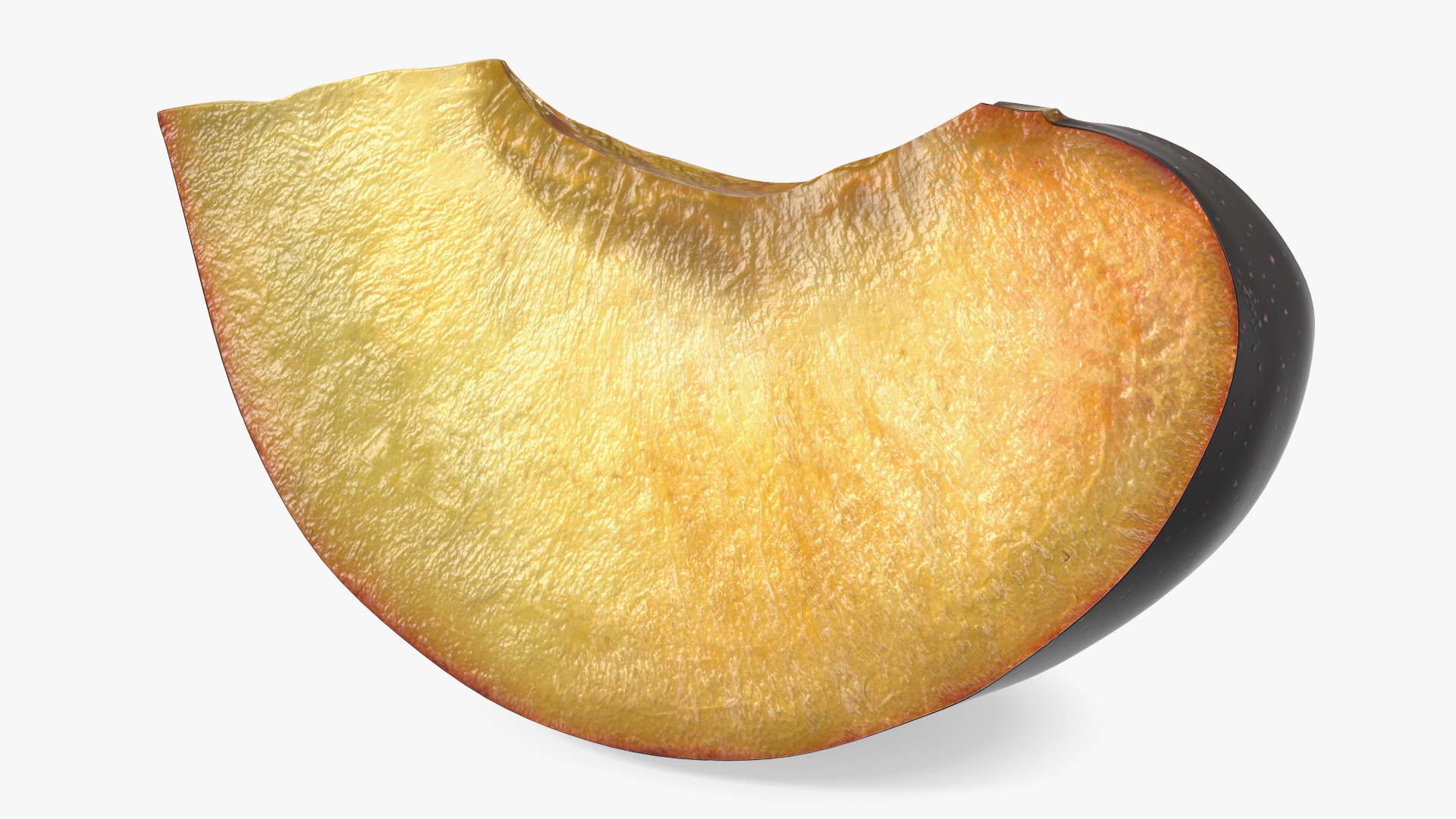 3D model Fresh Red Plum Slice