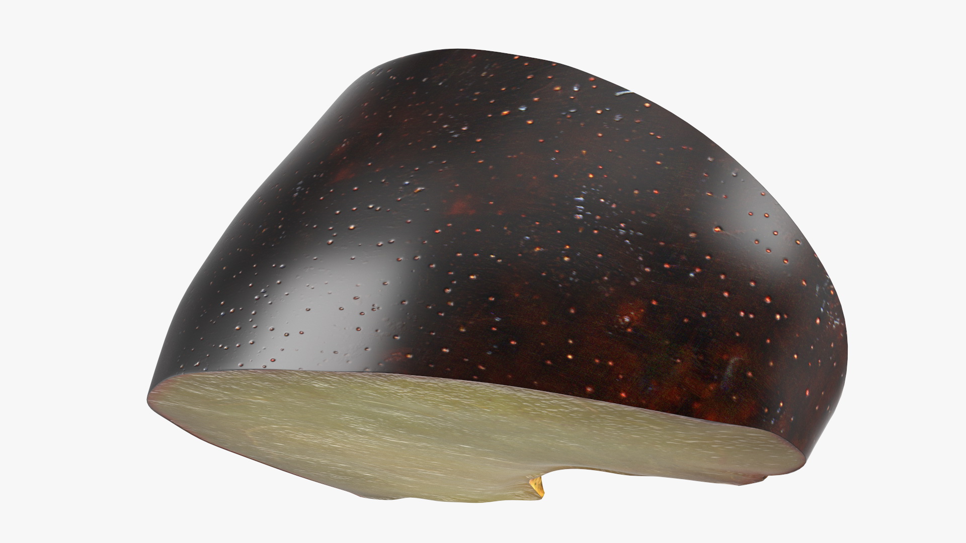 3D model Fresh Red Plum Slice