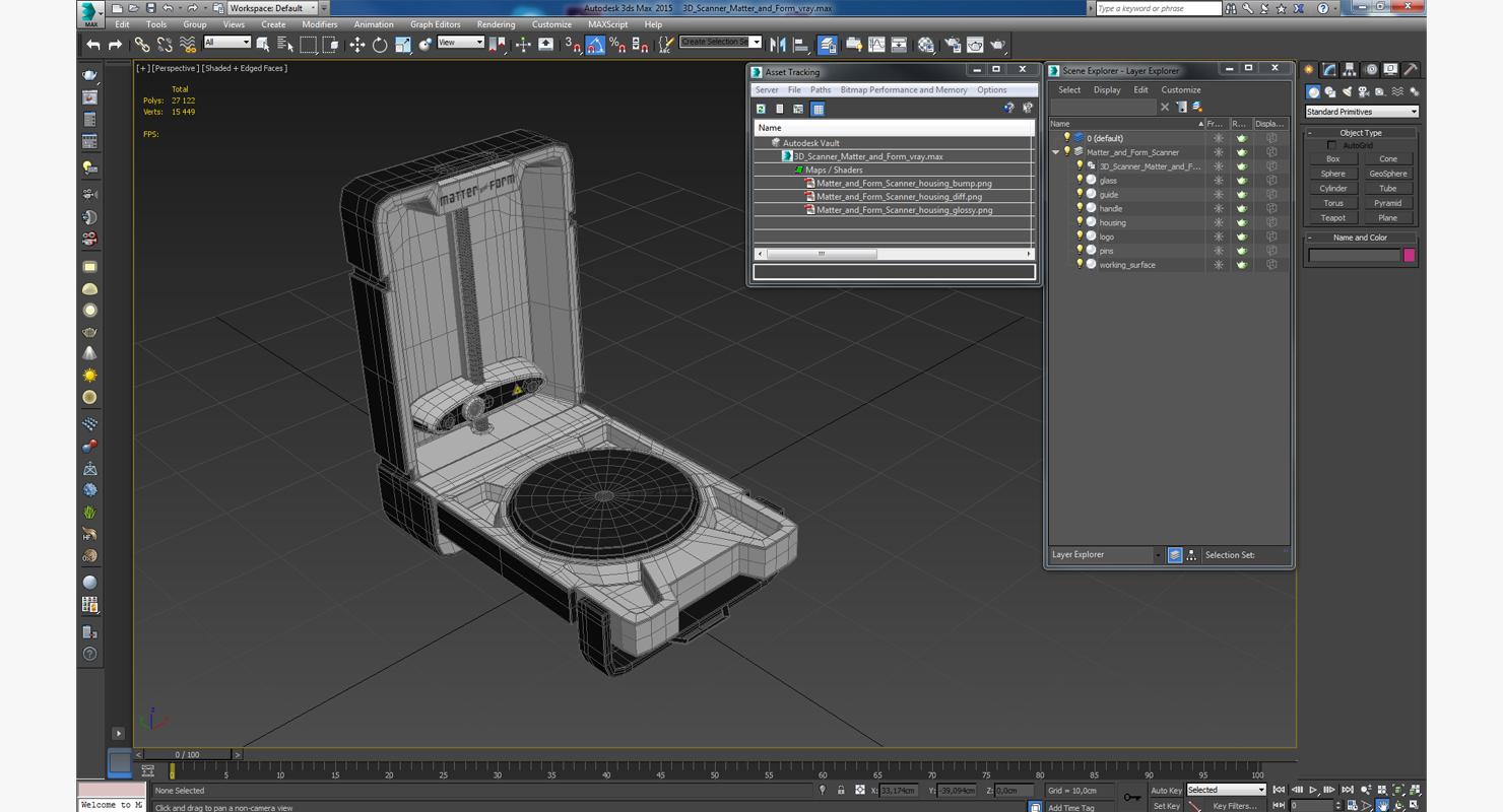 3D 3D Scanner Matter and Form