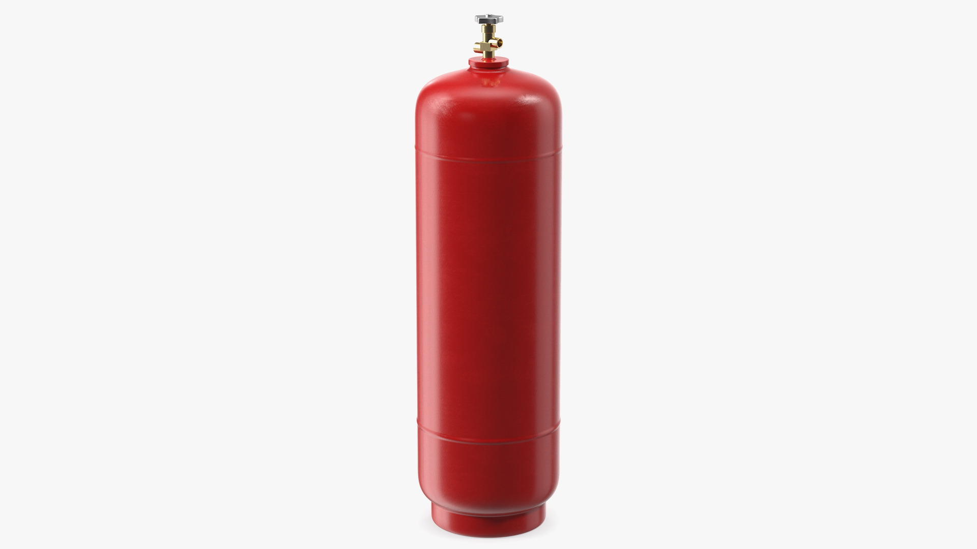 Acetylene Gas Cylinder 3D