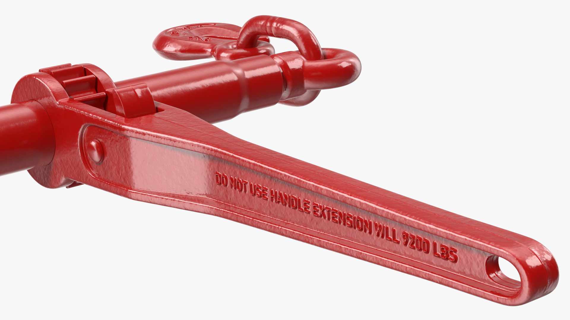3D Ratchet Load Binder Red model