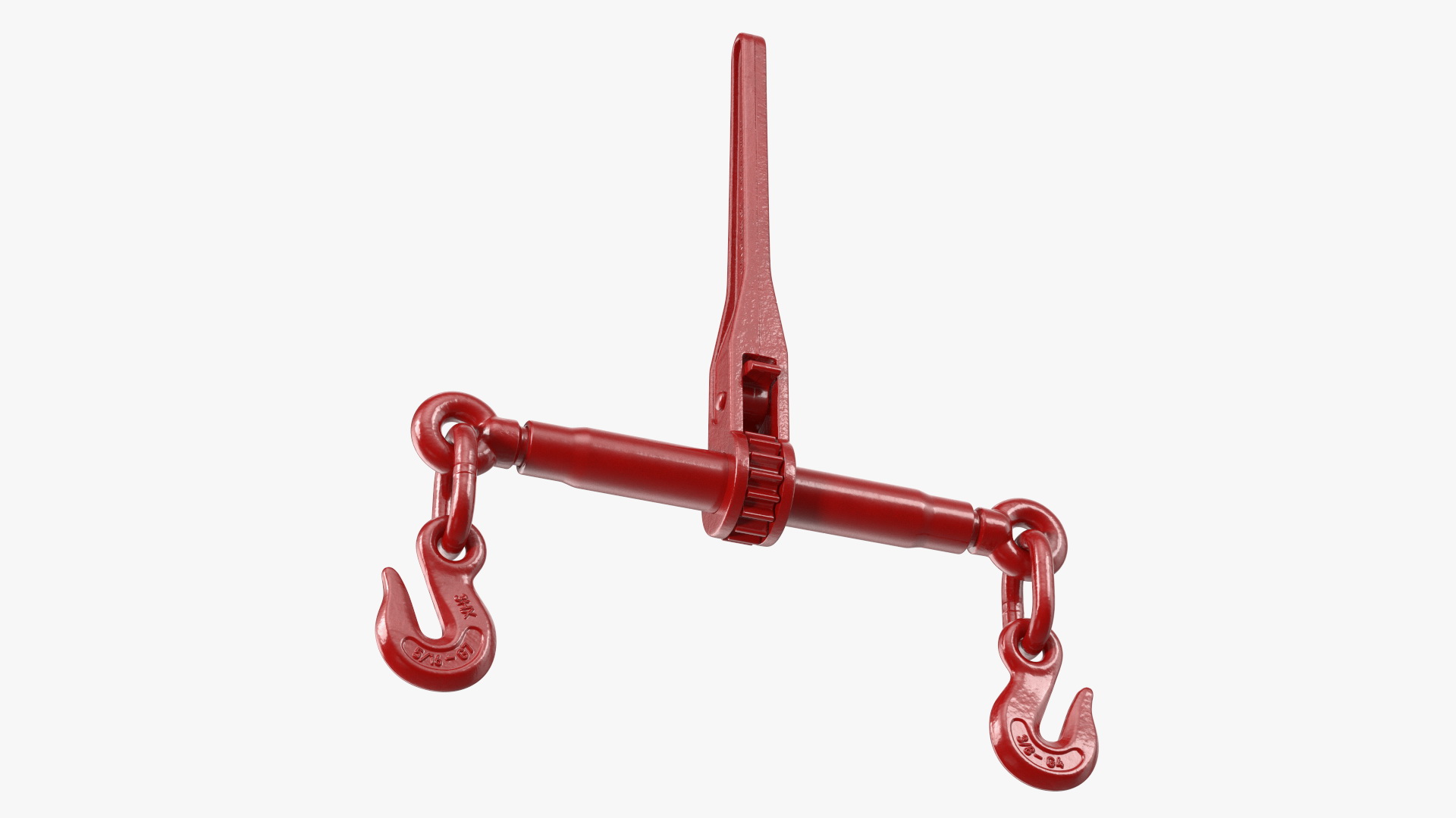 3D Ratchet Load Binder Red model